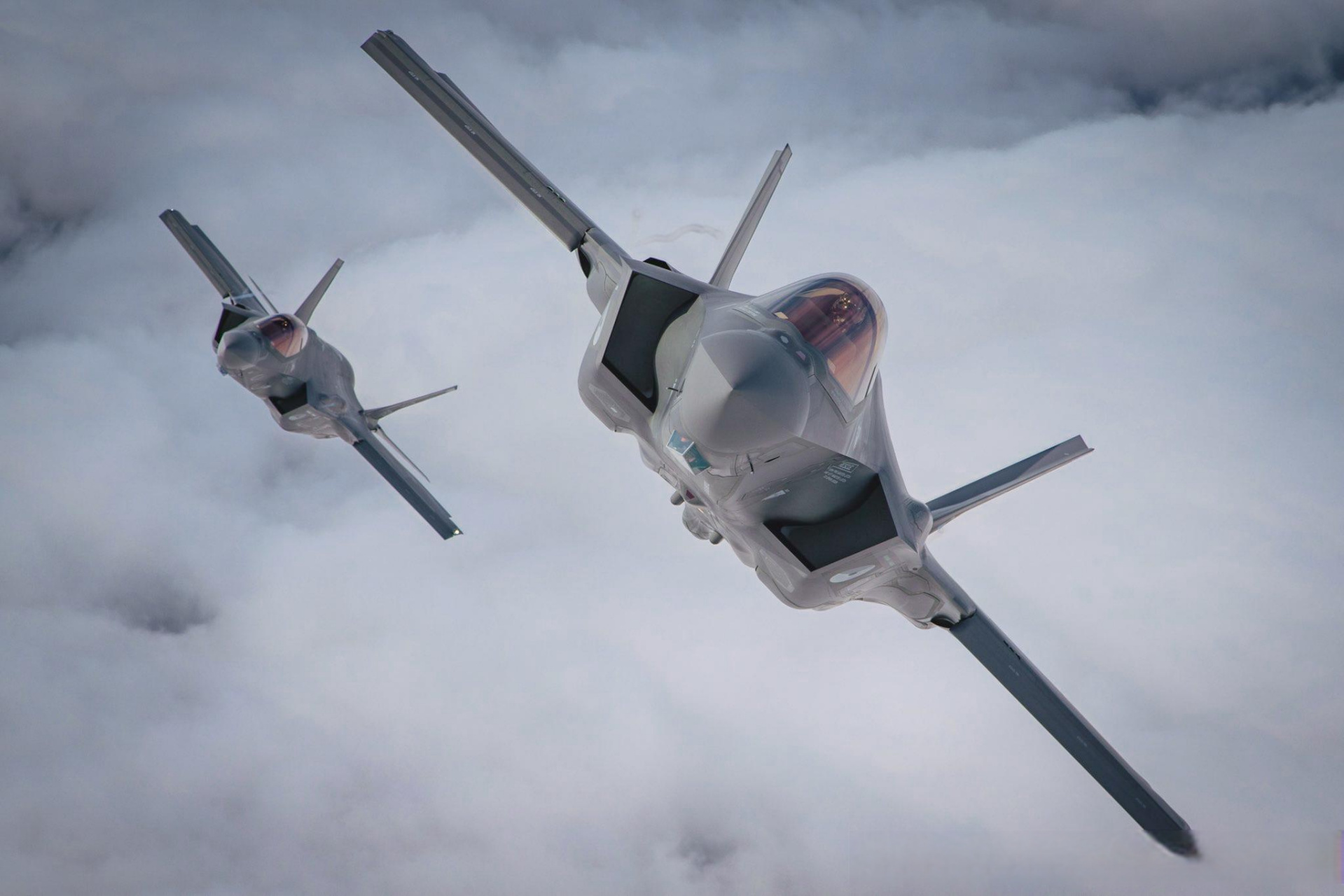 挪威空军f-35a双机