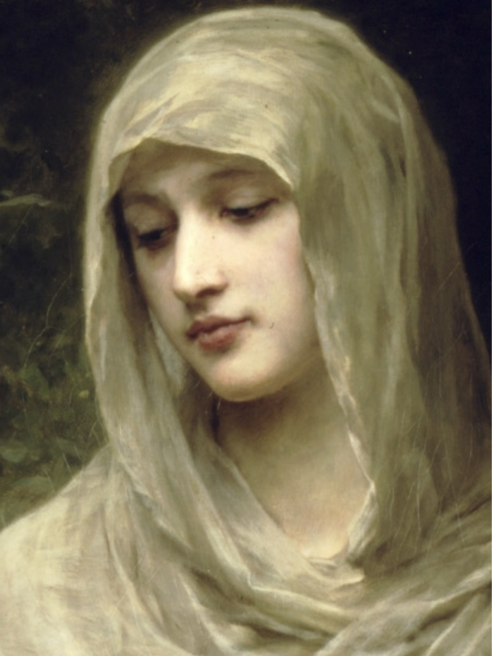 今天你看画了吗|质朴 96 作品名称:modesty 创作者:威廉·阿道夫