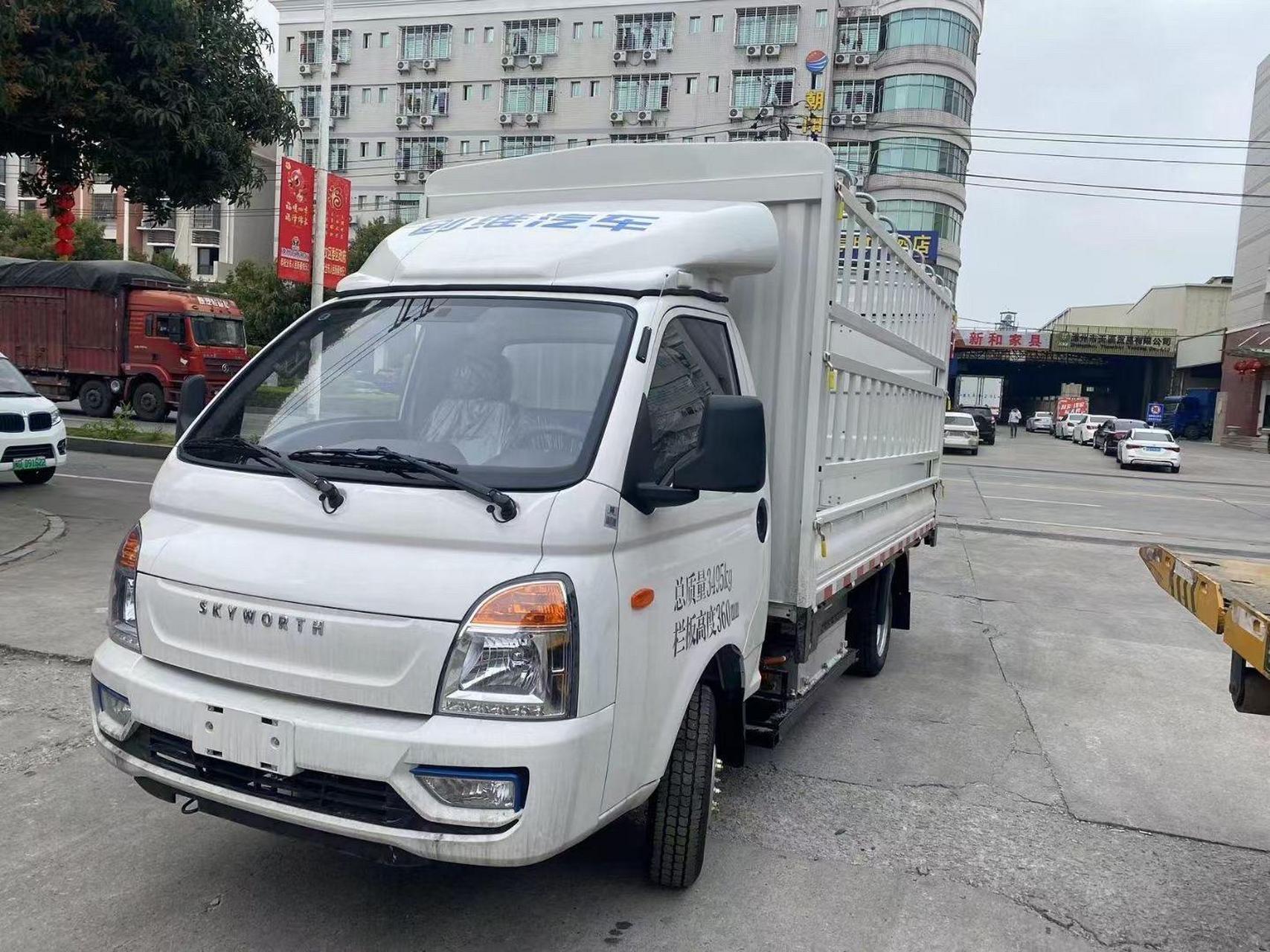 开沃新能源中货车,3米98车厢,配备平板车型,箱货车型,仓栏车型,运满满