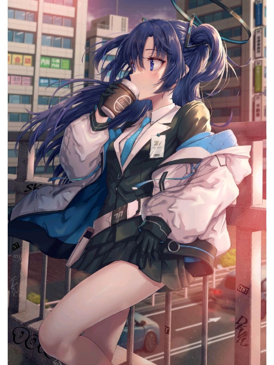 碧蓝档案 早濑优香 你游管账婆,无好感度要求直接解锁live2d