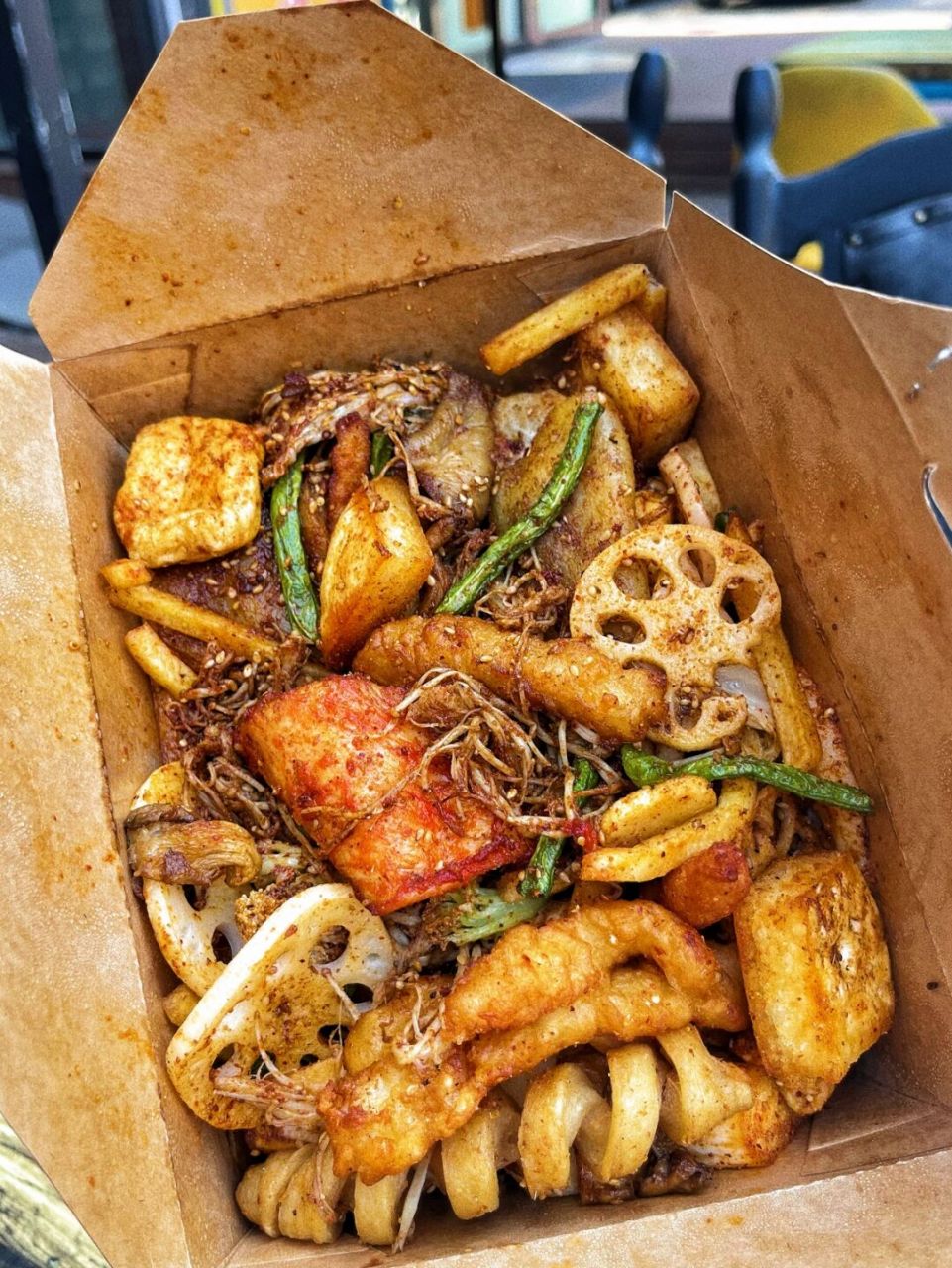 上海一家炸串外卖 真的不要太好吃 尤其炸饼 真·路边蹲着吃【第二弹