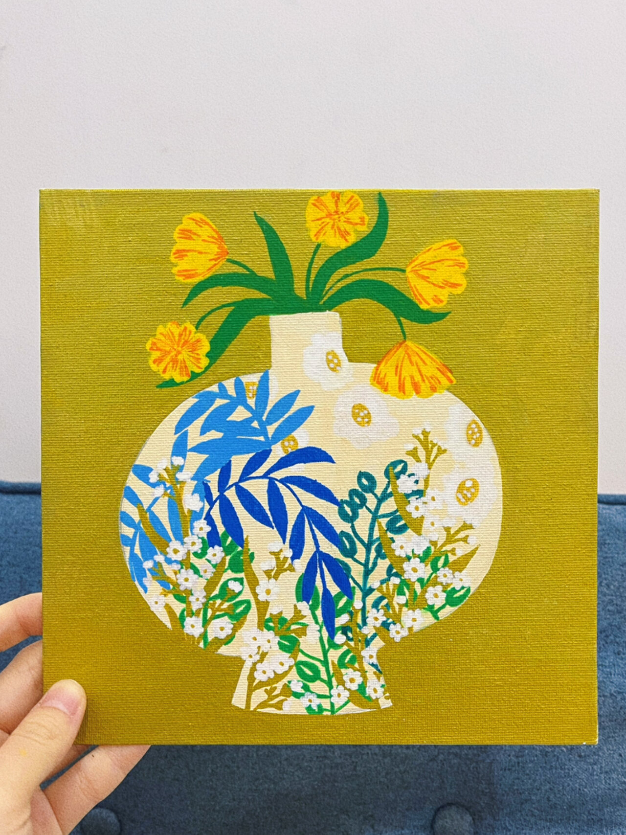 复古花瓶|装饰画(含步骤