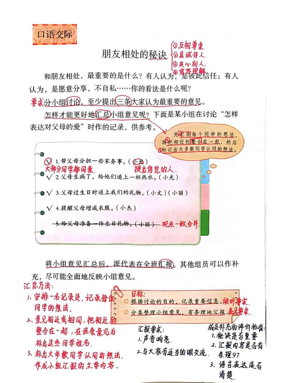 写口语交际的格式图片图片