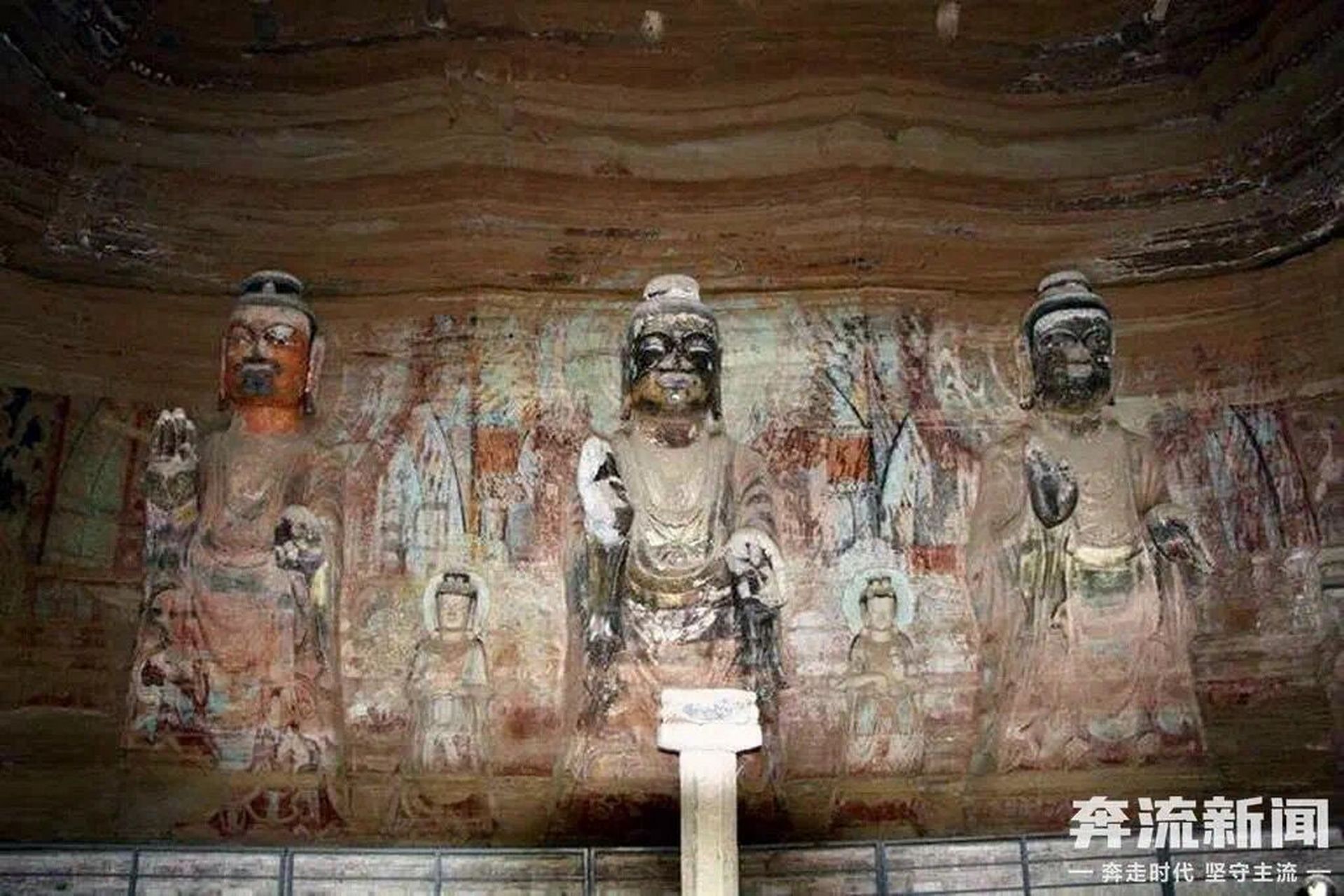 庆阳北石窟寺:甘肃唯一,全部佛像用石雕造型 98从庆阳的镇原县去往