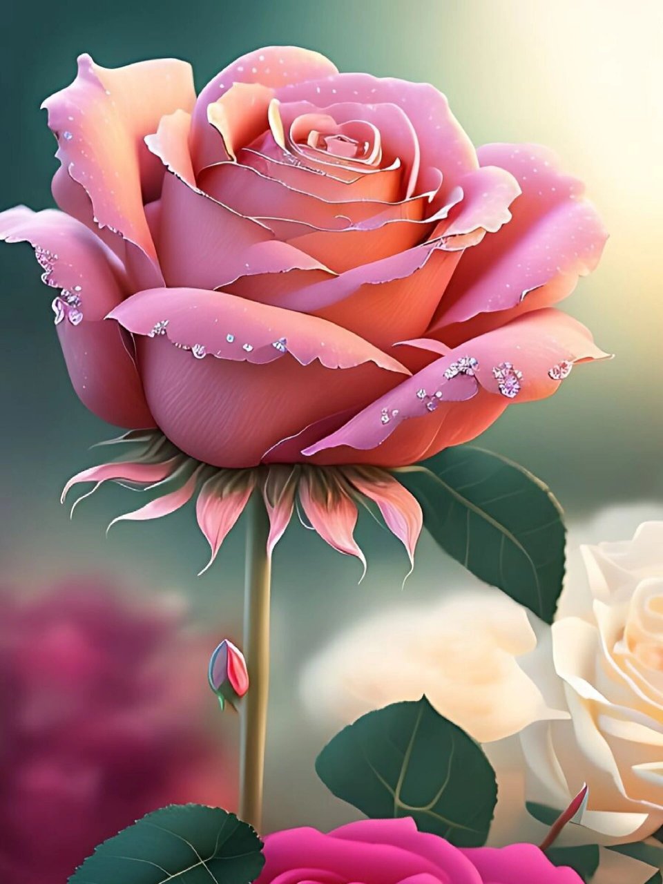 玫瑰花|4k高清壁纸 玫瑰花,是爱与美的象征, 是爱人之间最经典的表白