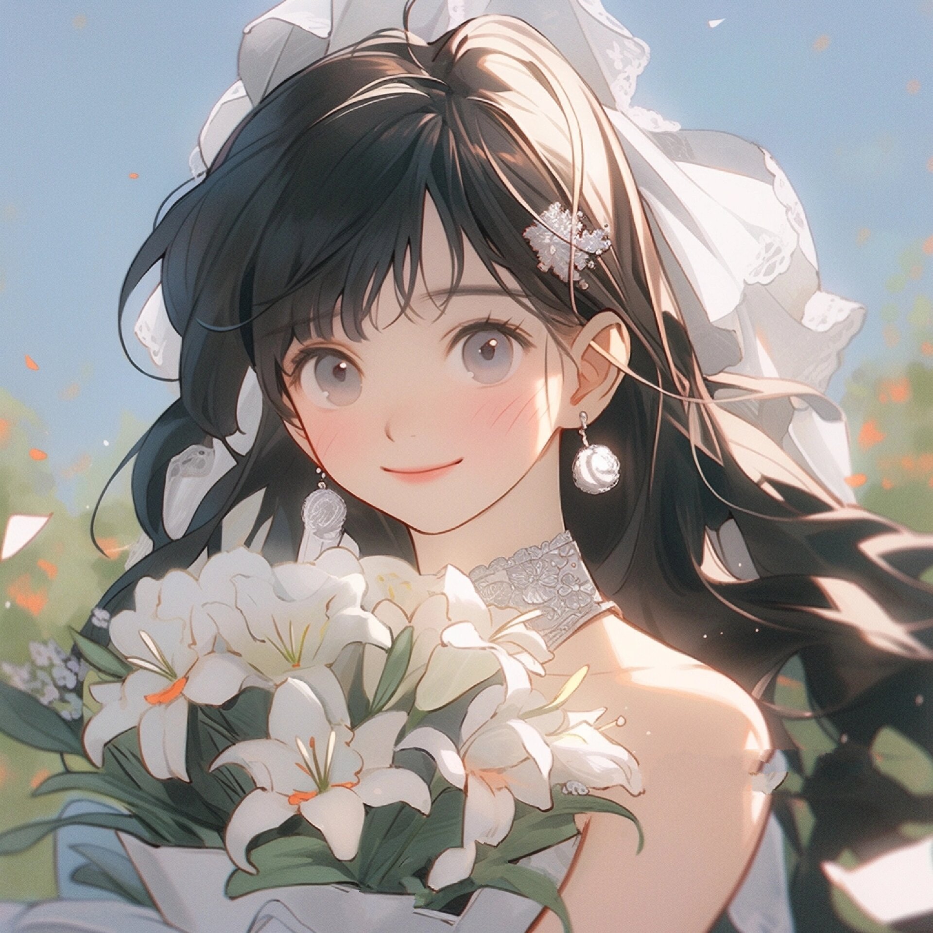 婚纱女生头像|要当新娘的你该换头像了哦