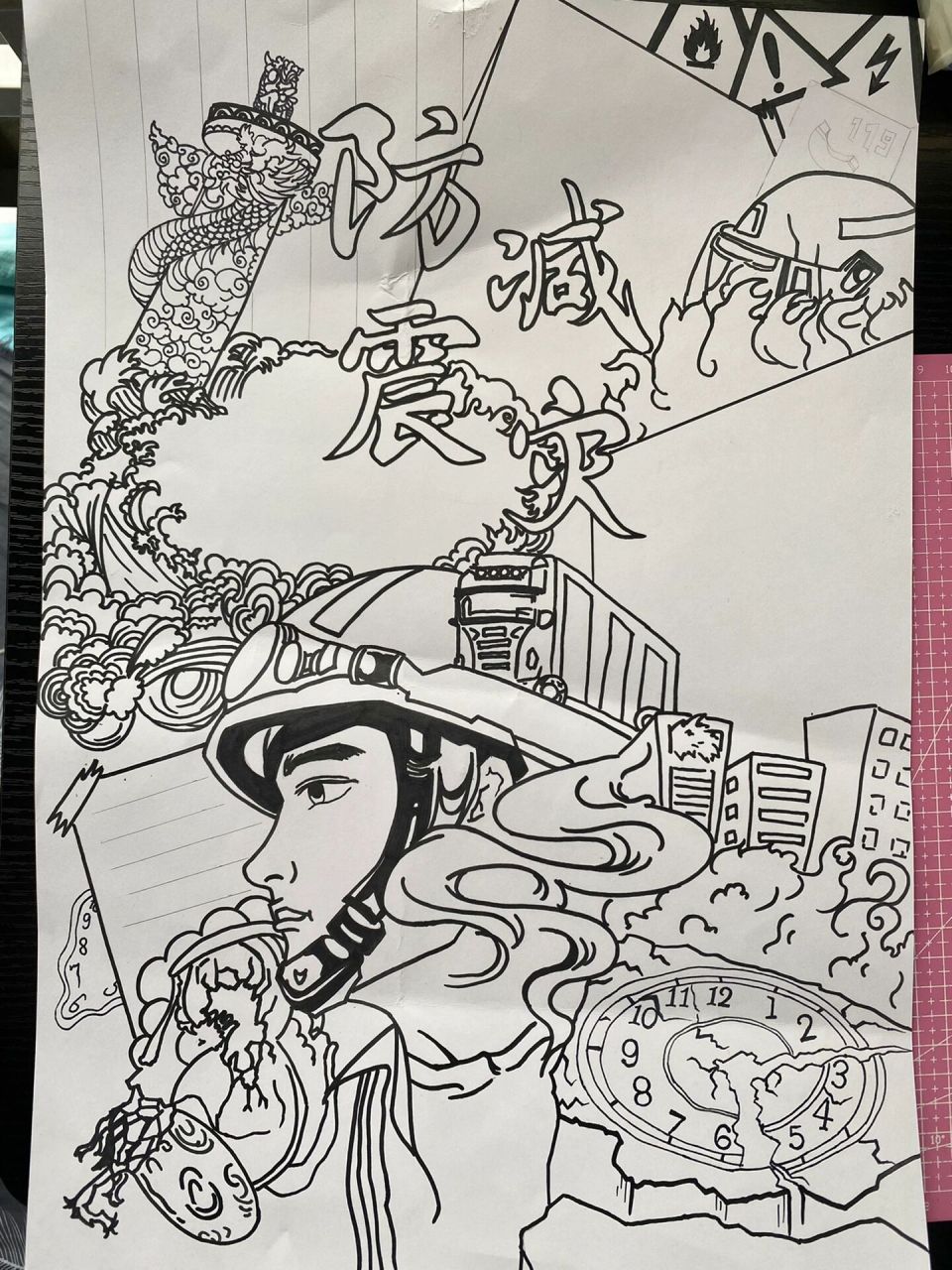 防震减灾手抄报来啦!