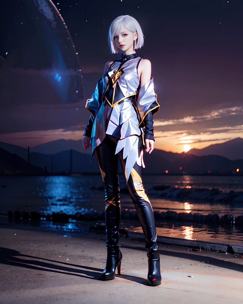 主要是忙着训练模型,训练阿瑶的模型,下期出瑶妹cos.