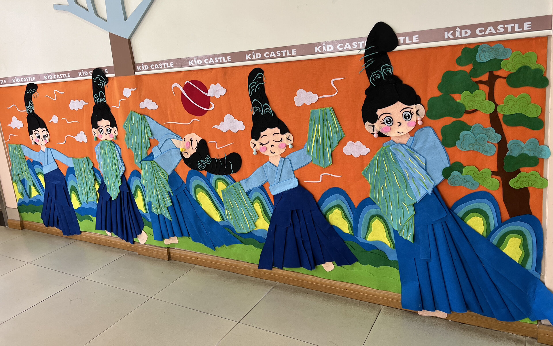 幼儿园中国风主题墙环创