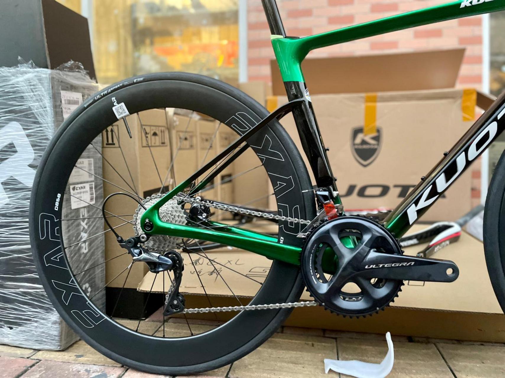 迈金碳轮  kuota kougar 意大利 正品库塔 顶级全内走碟刹公路车架 含