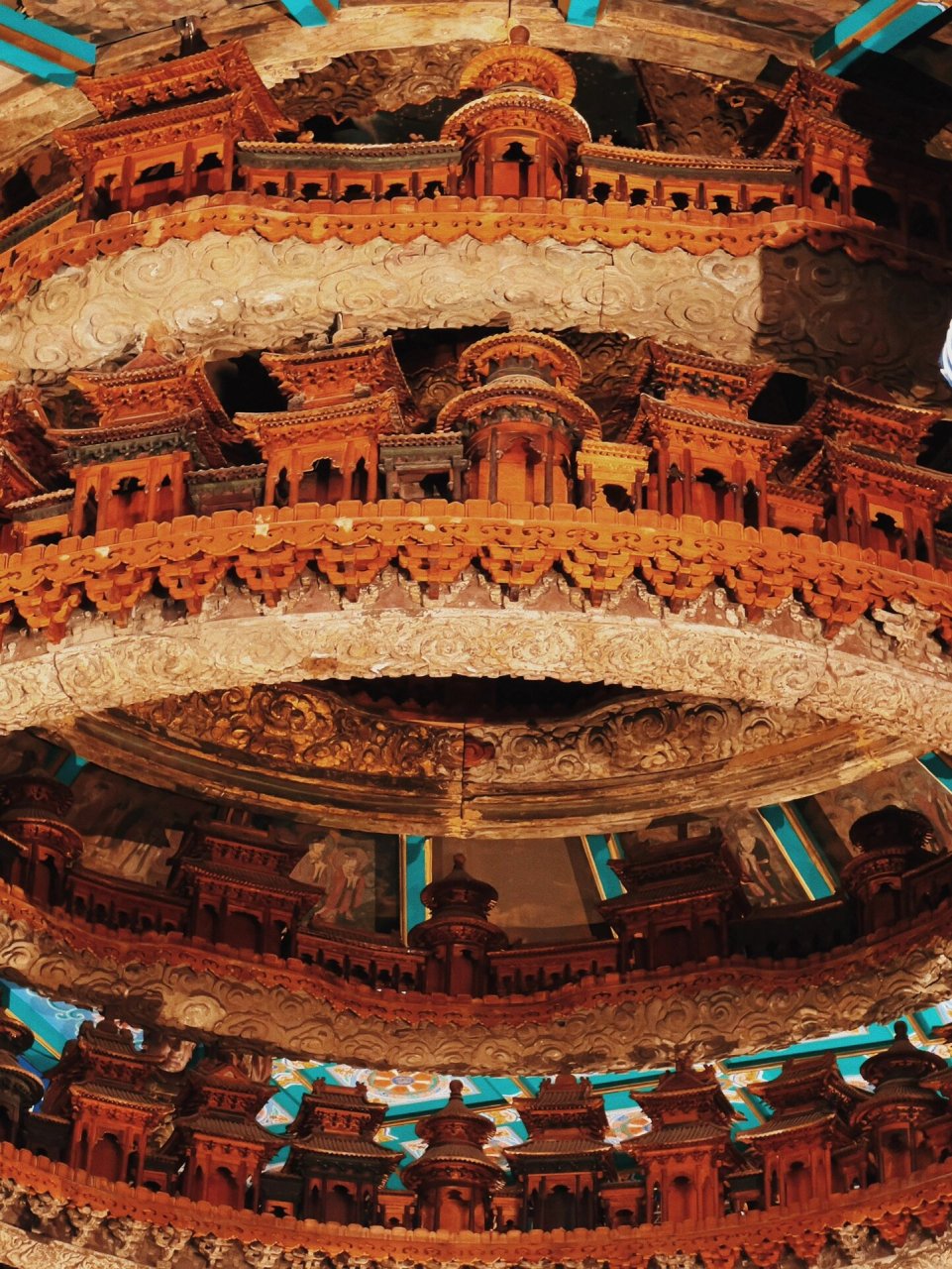 北京先农坛中国古代建筑博物馆隆福寺藻井 隆福寺藻井是国家一级文物