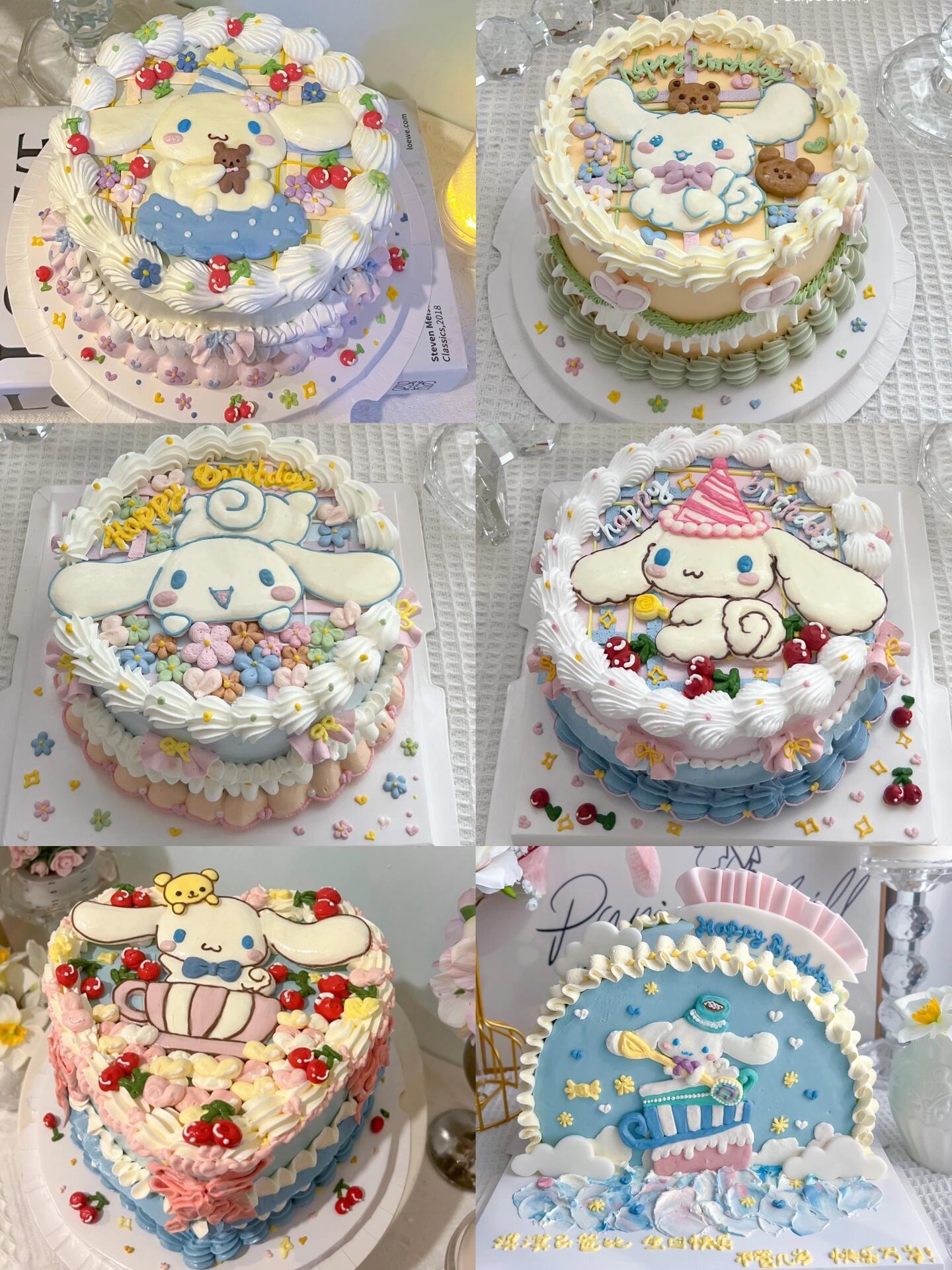 一些可爱玉桂狗蛋糕合集!强力推荐给你们!