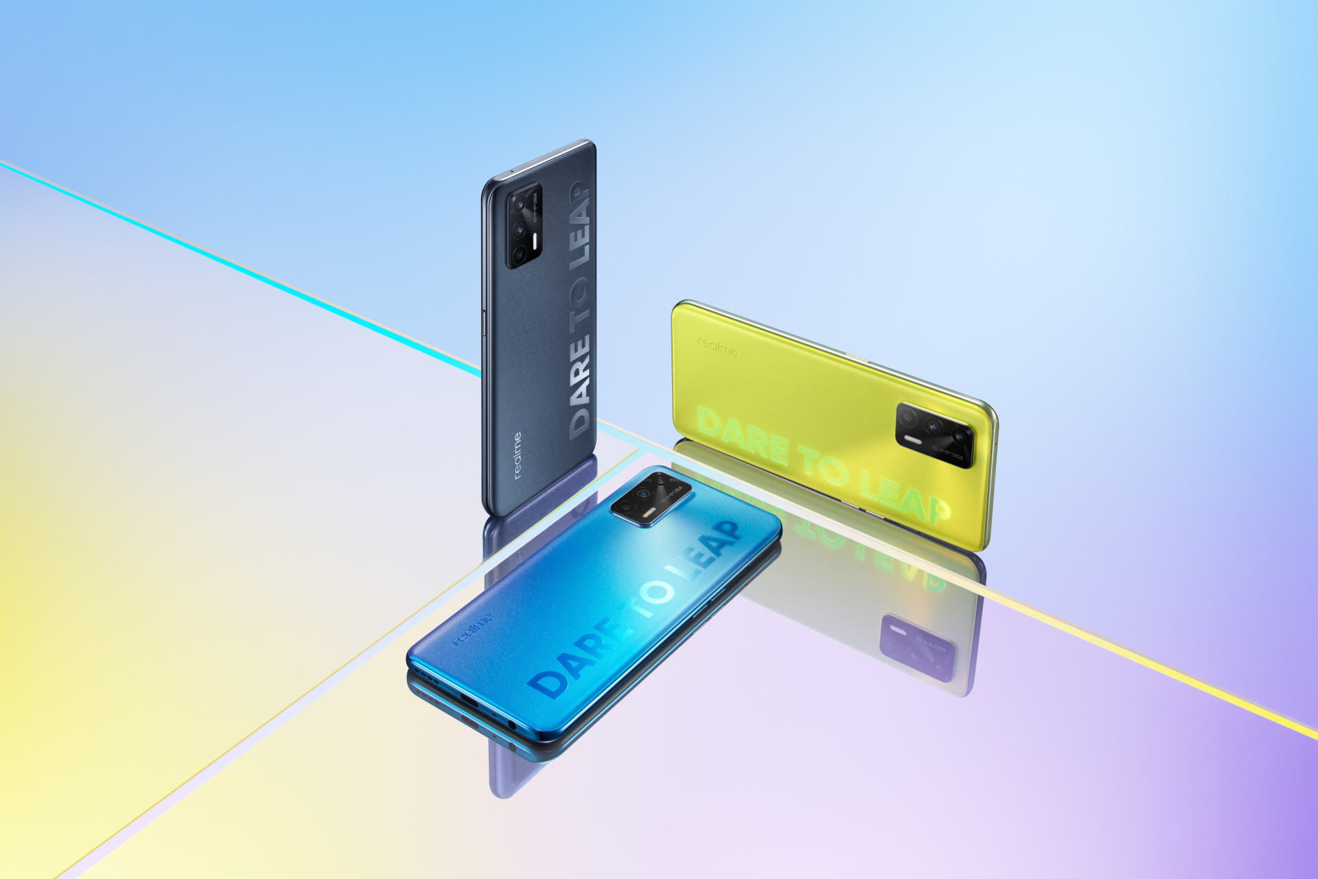 年轻就要够炫,年轻人的品牌realme q3 pro这一次推出全新的萤火虫配色