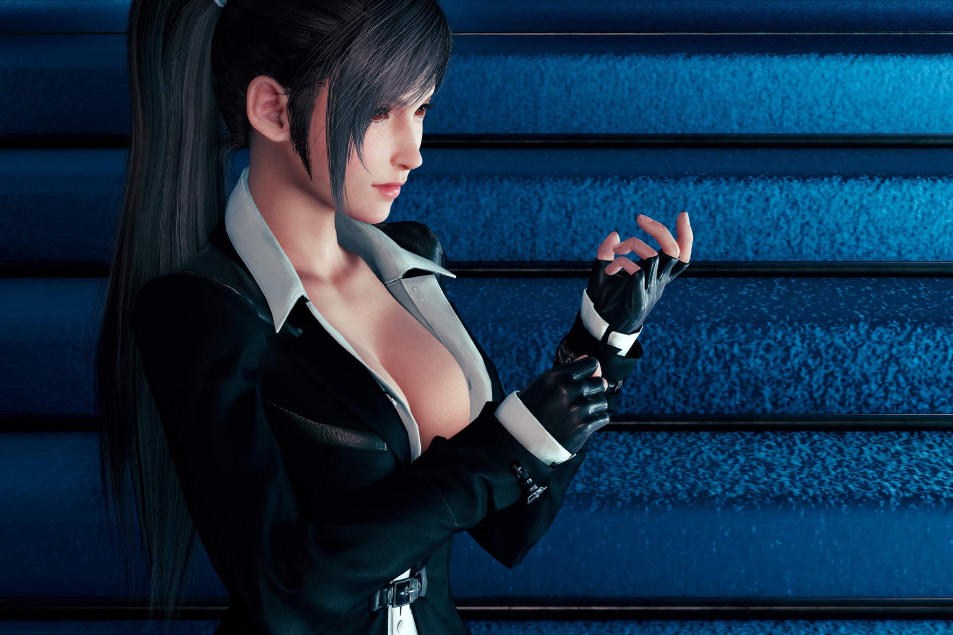 蒂法(via twi ff7girls)  #最终幻想7重制版##蒂法