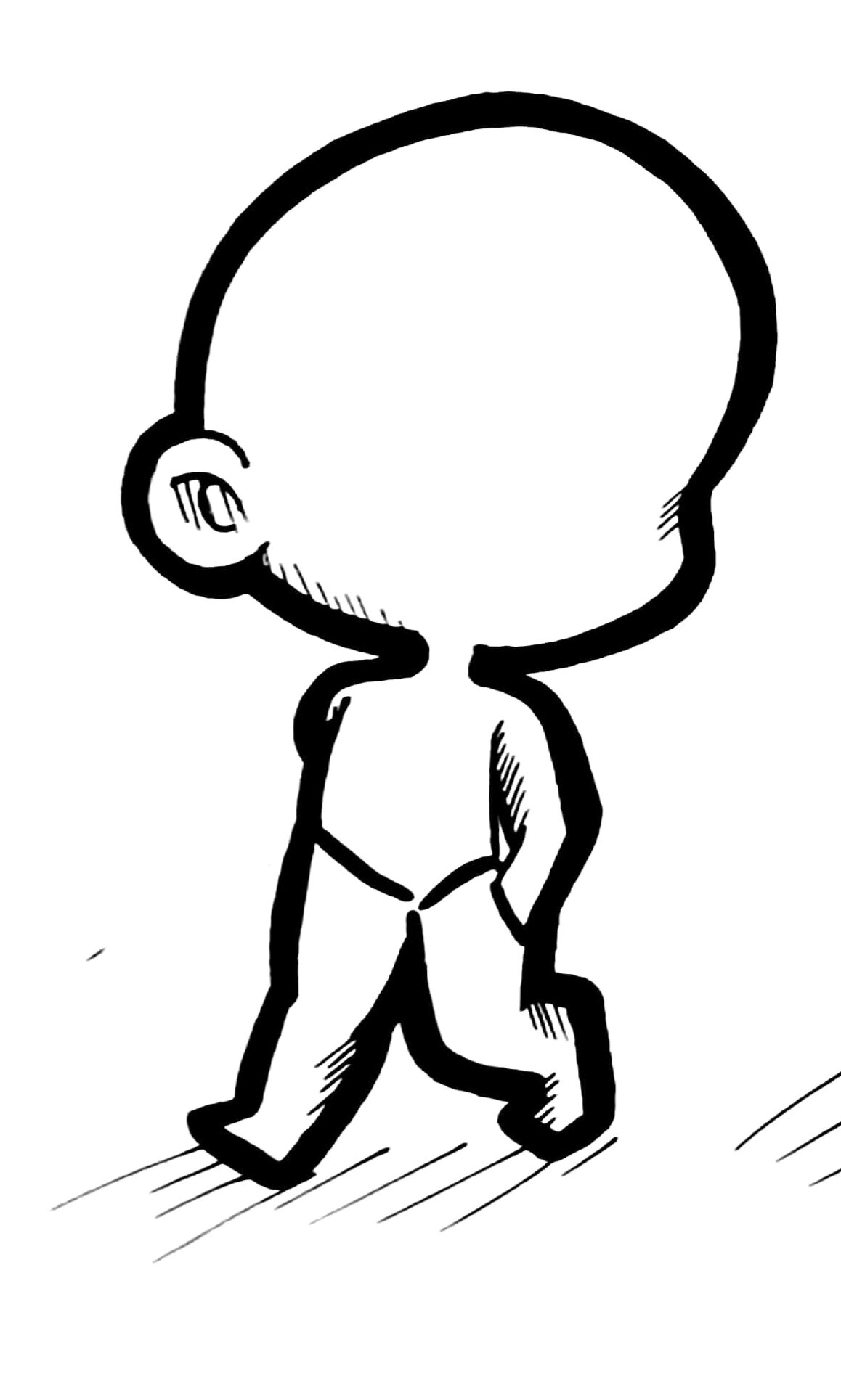 儿童画跑步人物素材