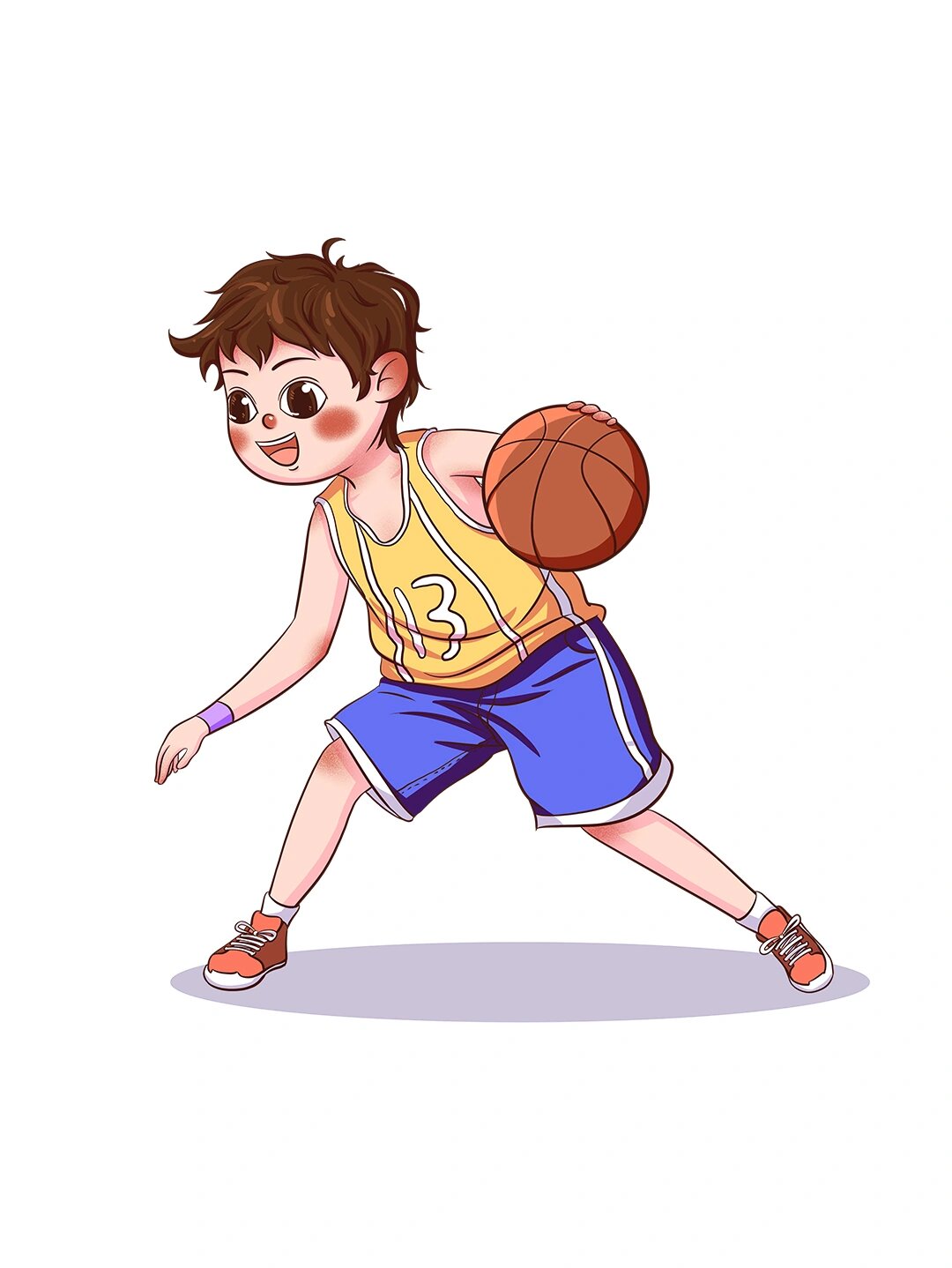 篮球运动卡通人物🏀免扣素材