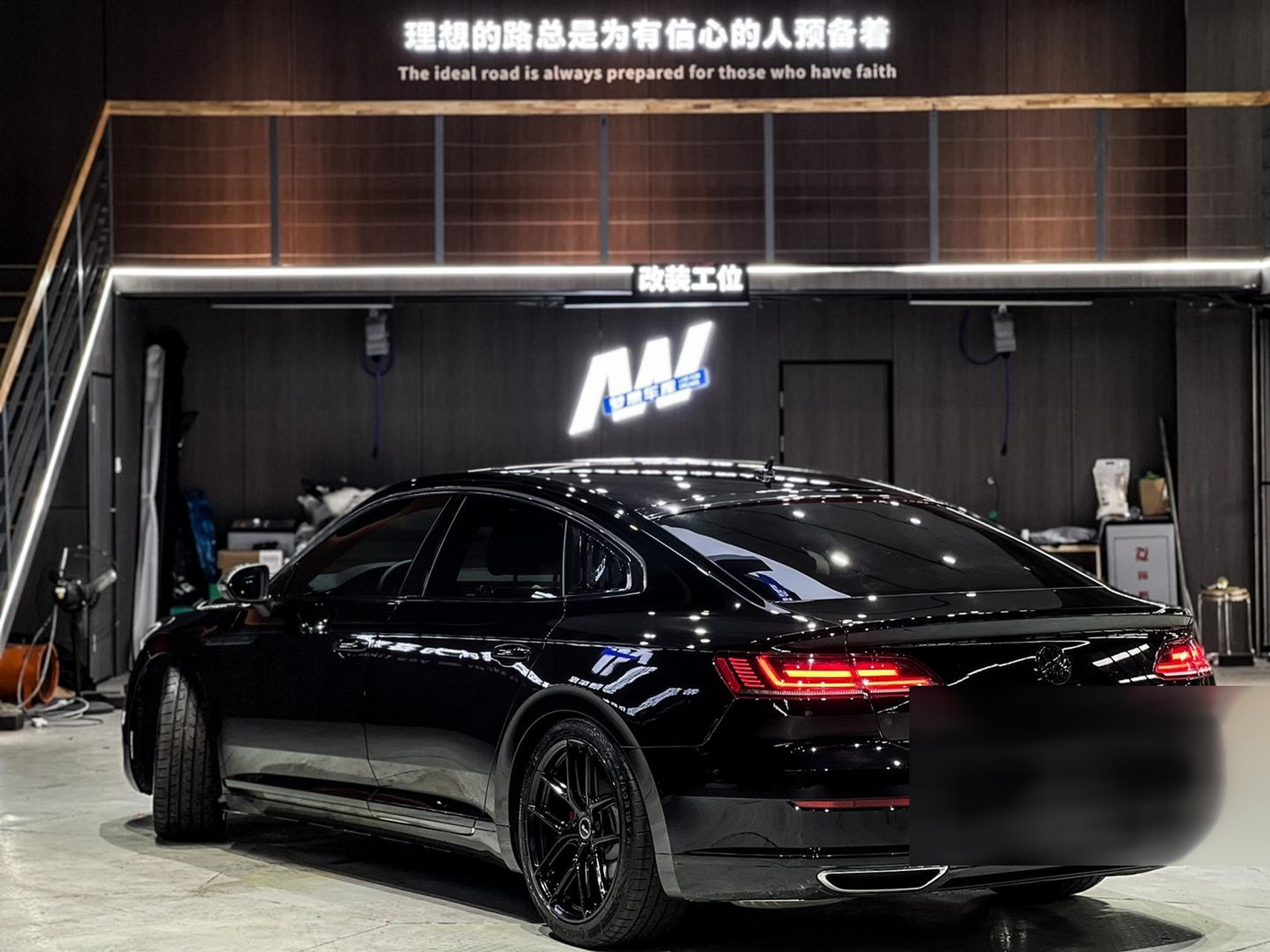 大众cc 黑色车衣交付 做无可匹敌的黑武士