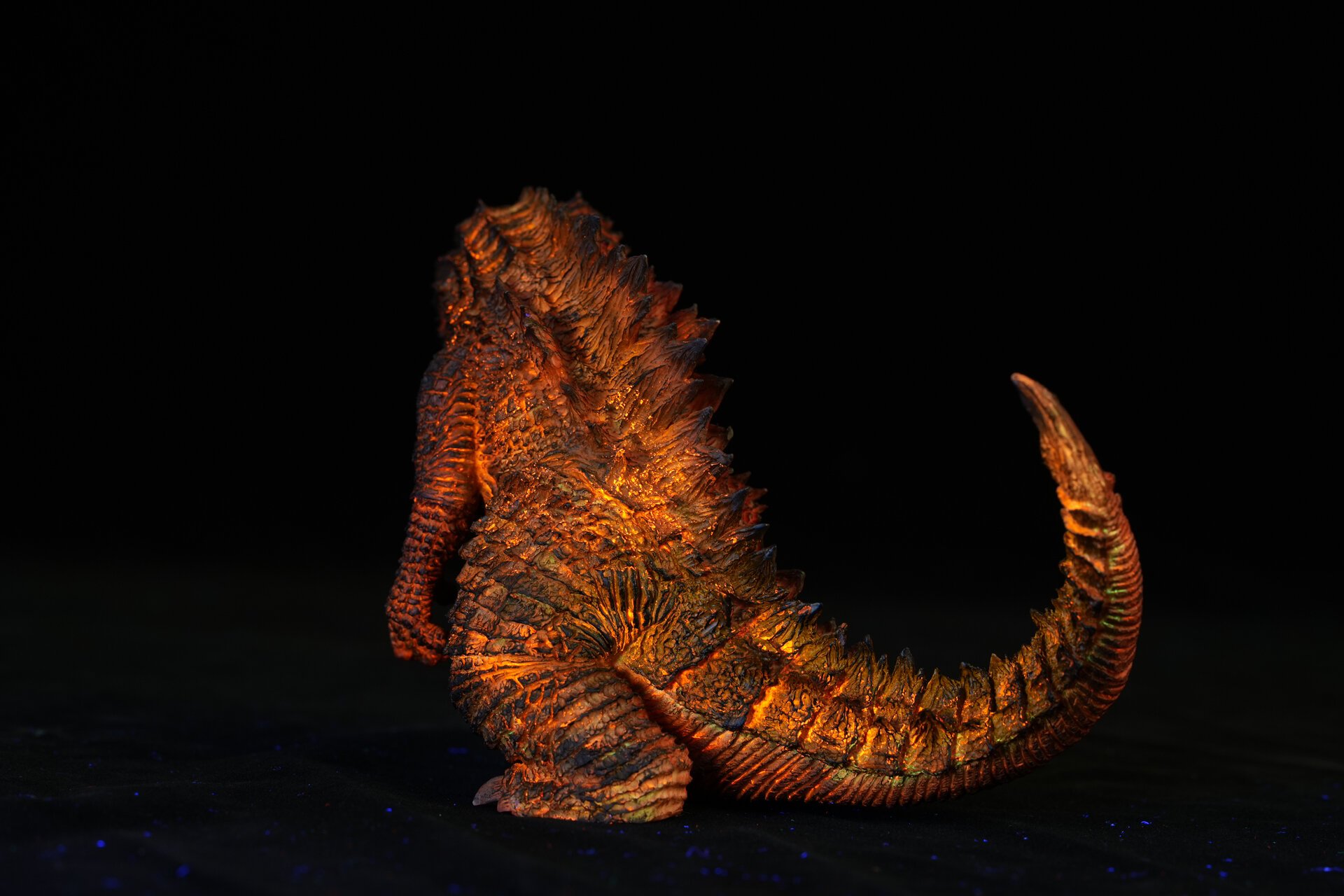 哥斯拉红莲形态 哥斯拉gk练习涂装完成 经验 1