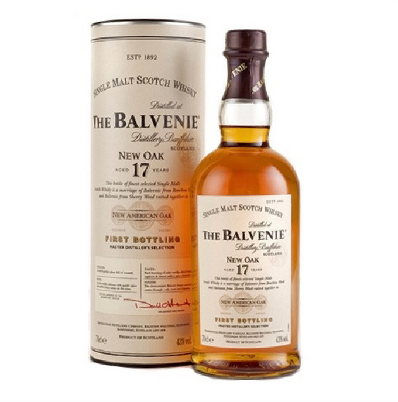 百富 17年new oak 单一麦芽威士忌 the balvenie aged 17 years new