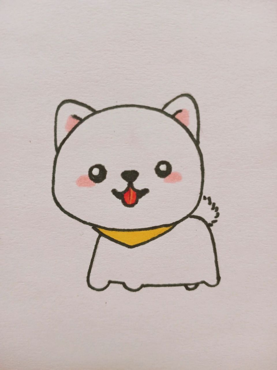 临摹第10天‖简笔画‖狗子 陪蛋蛋画画. 想画各种狗子.