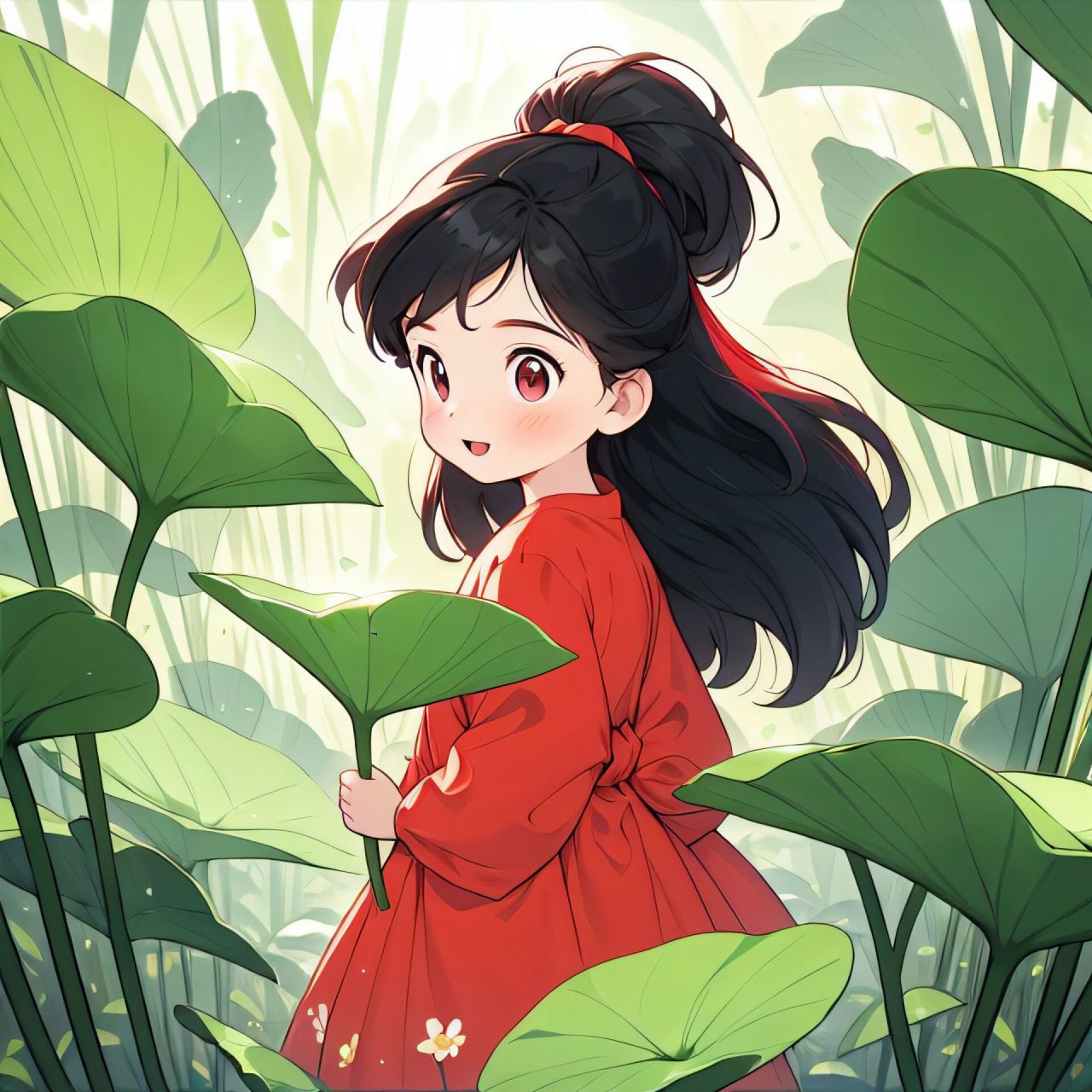 可爱头像|好运莲莲,一往无前