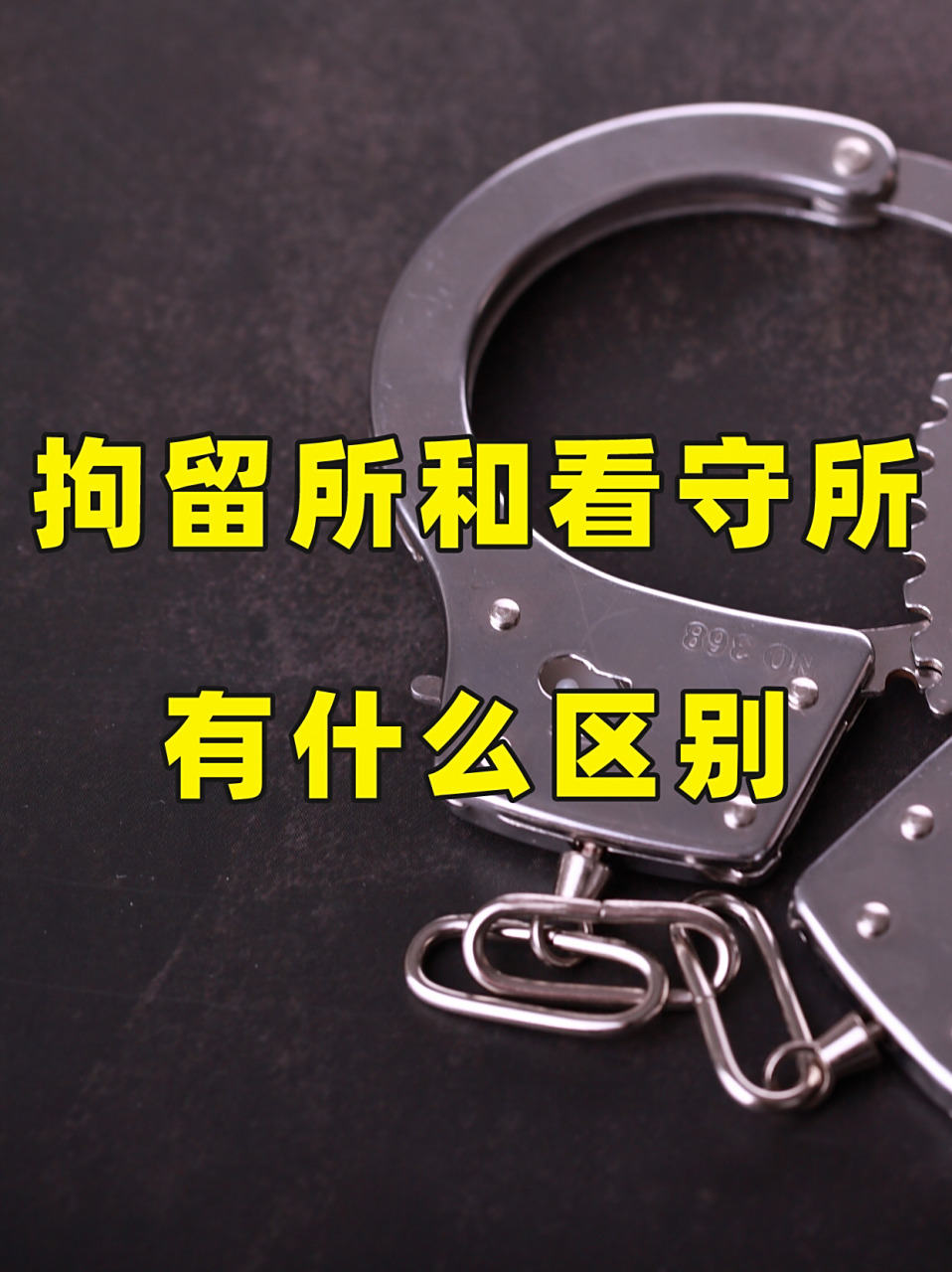 拘留所和看守所有什么区别?