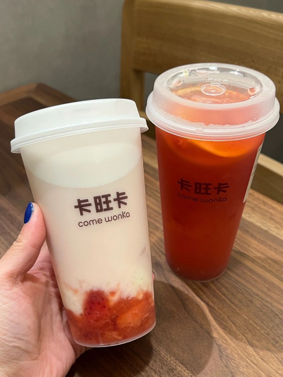 卡旺卡新品97草莓鲜橙茉莉茶重磅回归啦! 哈哈哈哈!