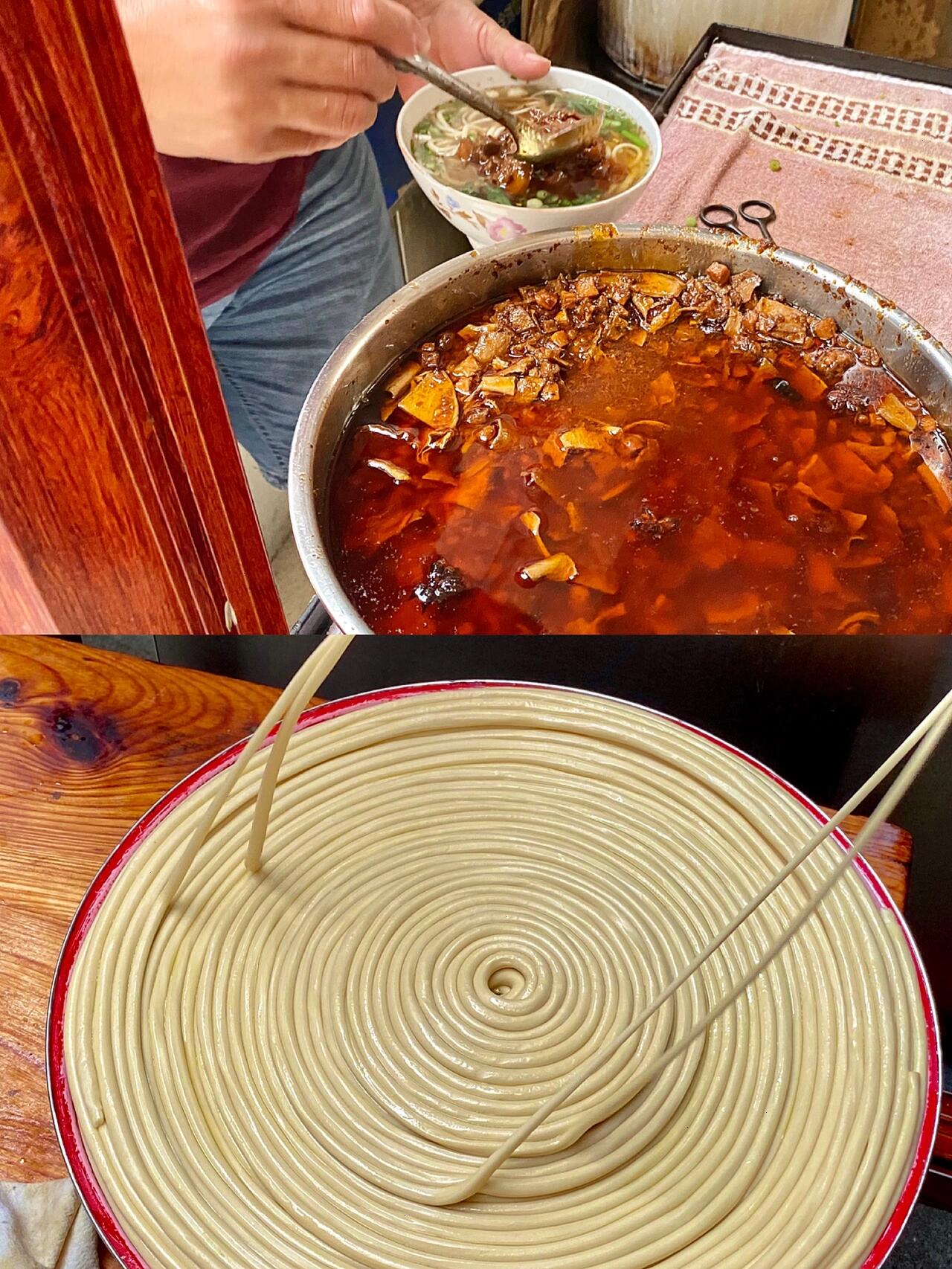 食在巍山|苏老三一古面和南诏朱记一根面