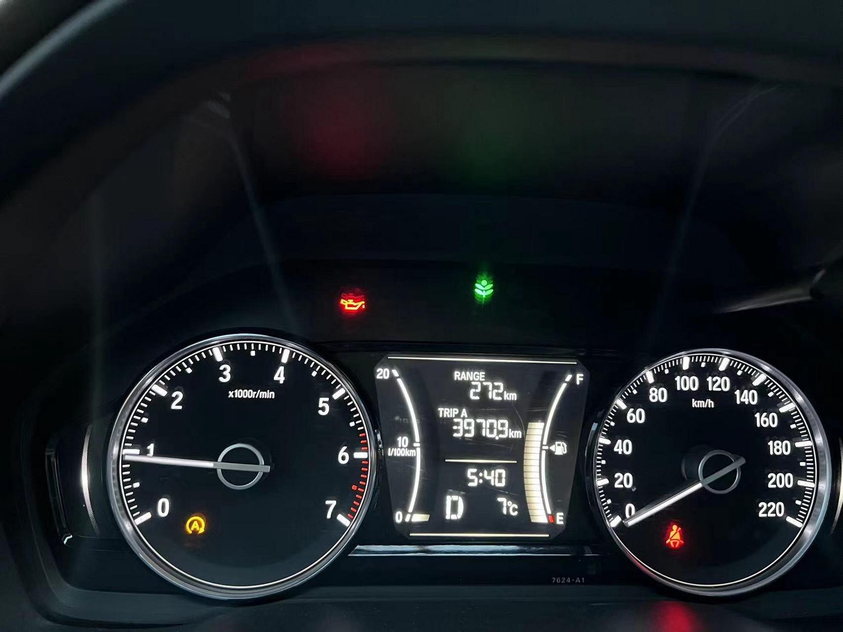 本田凌派1.0t 亮机油灯 更换正时皮带清洗滤网