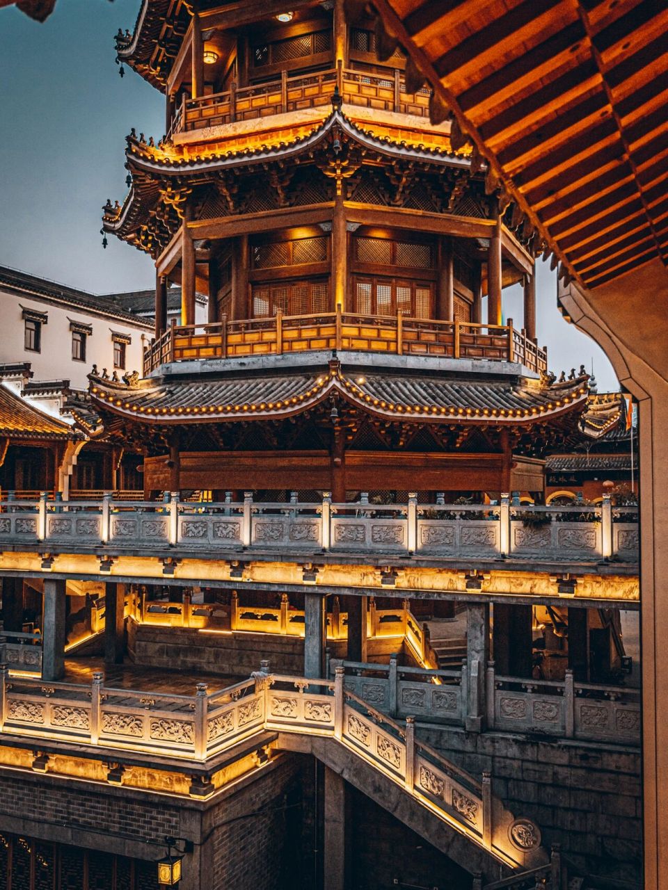 城隍庙夜景拍照#合肥摄影机位#地标建筑打卡