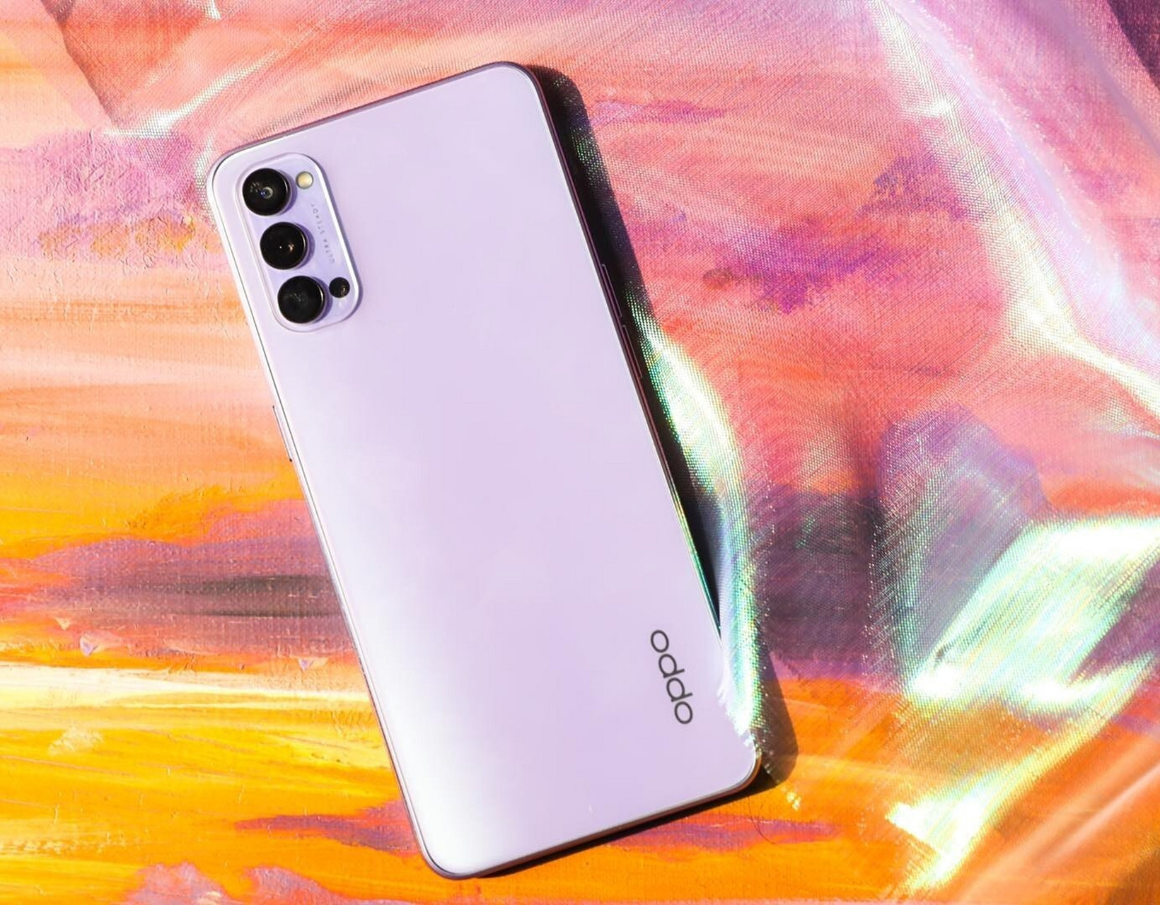 90oppo reno4我买的是新款香芋紫,也太好看了吧.