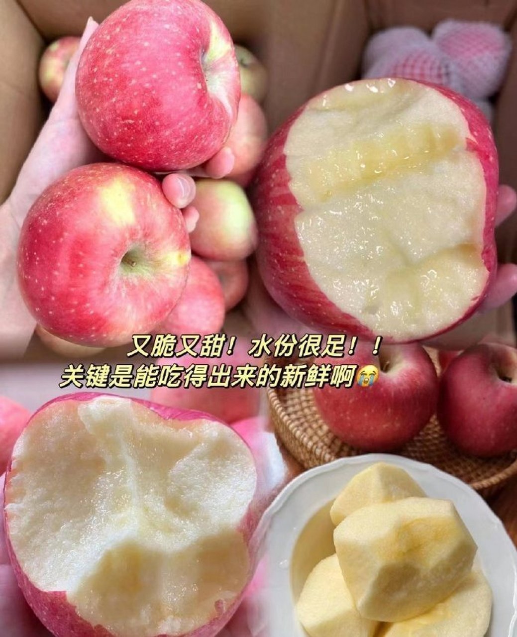 9】万荣苹果净重4.5斤  自然生长 ,个大饱满,脆甜好吃