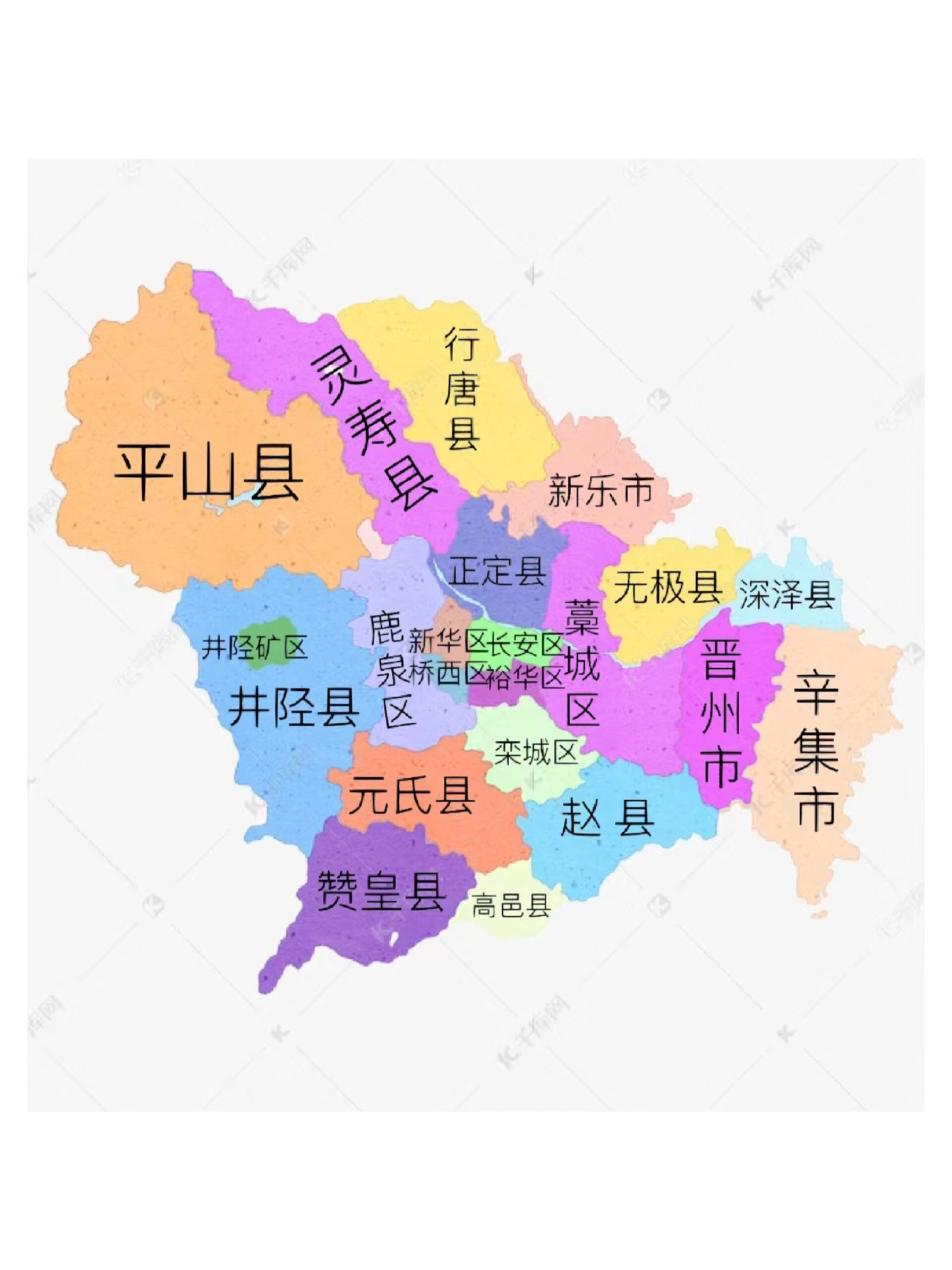 井陉县各村地图图片