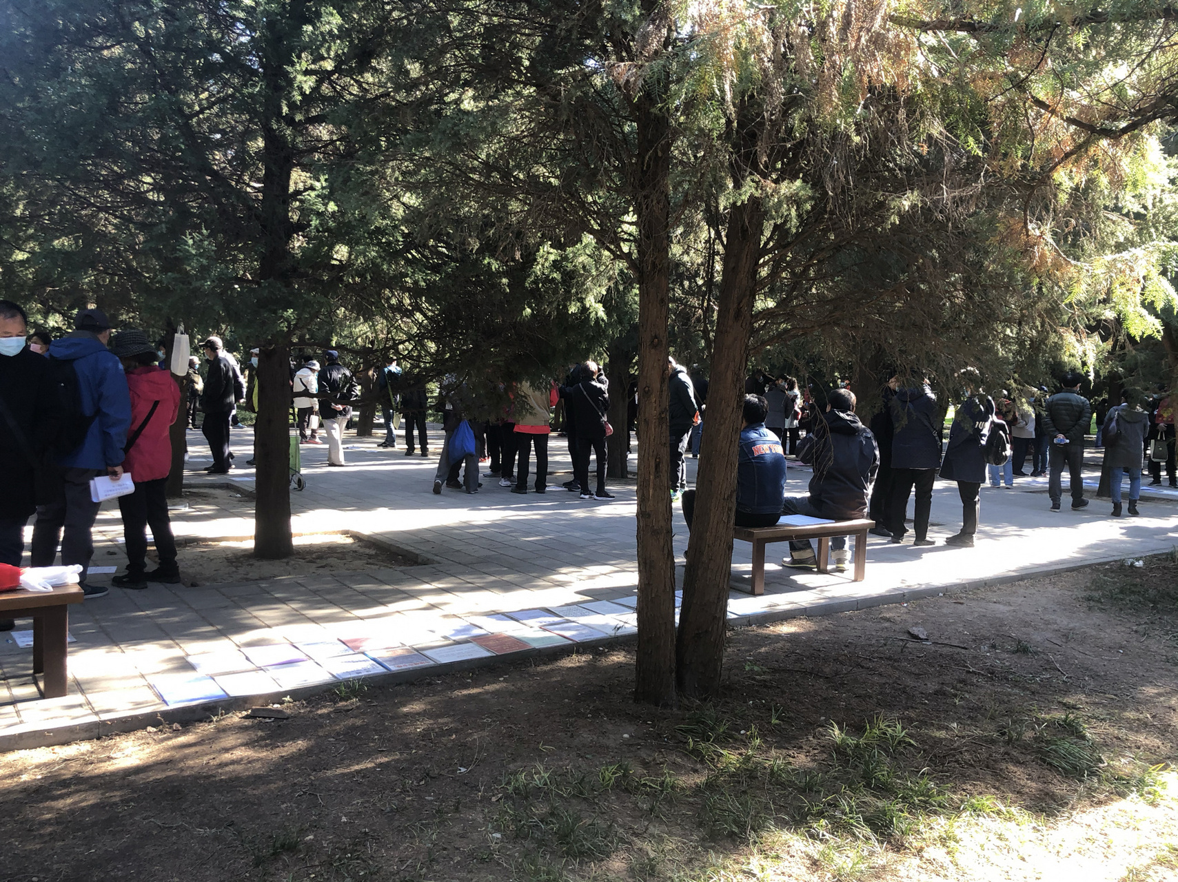 走近北京公園相親角 最近朋友想安定下來,但一直遇不到合適的人,想起