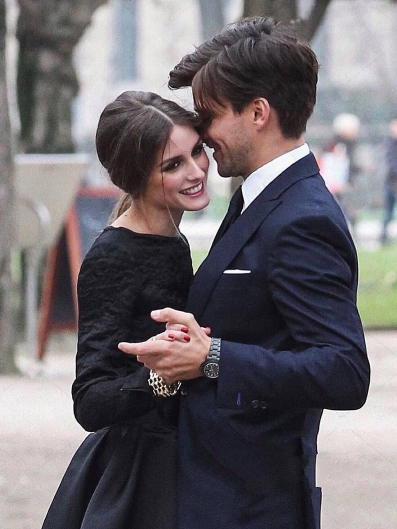 欧美明星情侣街拍丨明星穿搭 oliviapalermo奥利维亚.