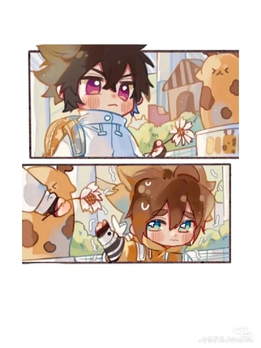 雷狮和安迷修可爱的童年