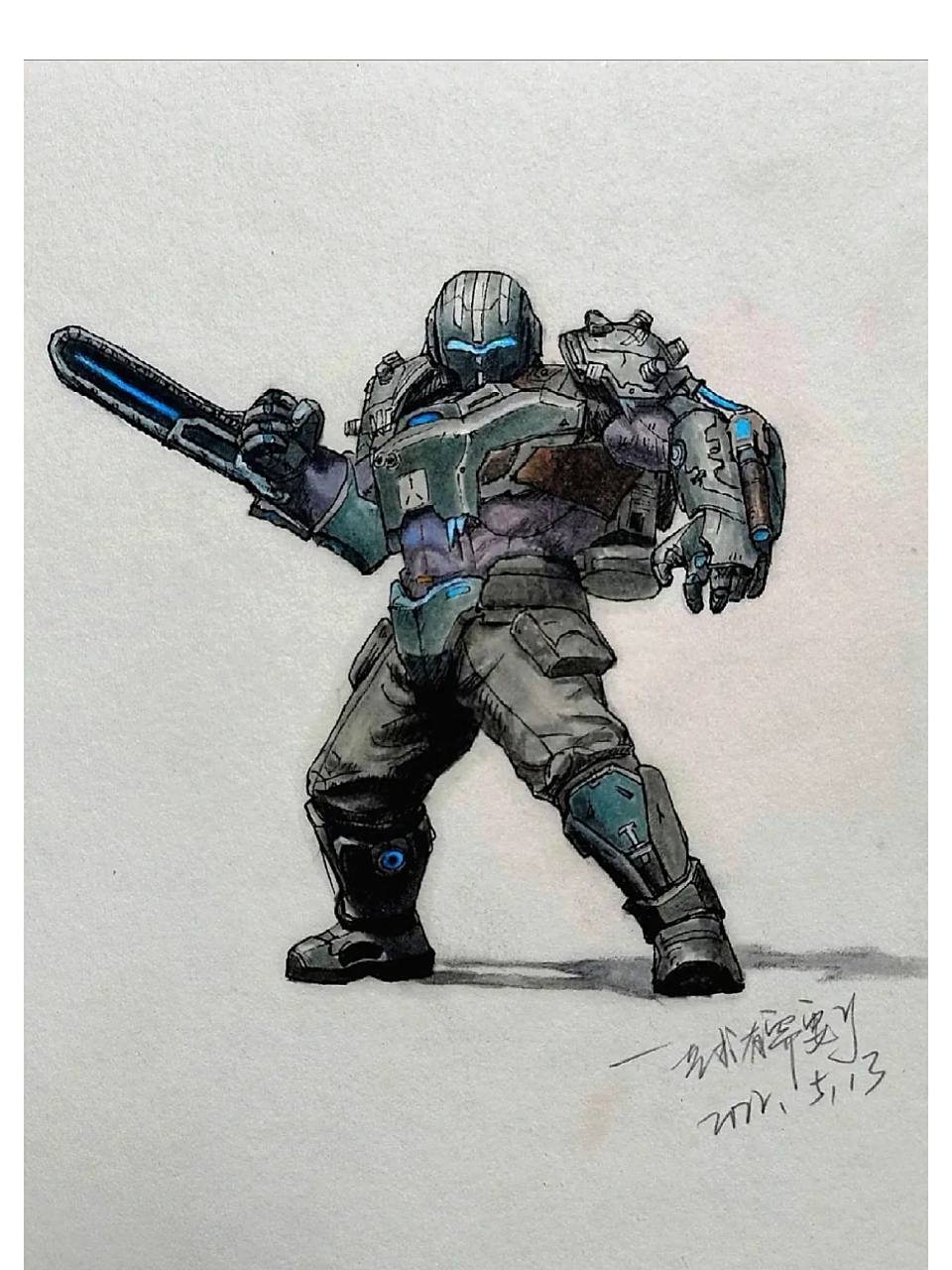 冰暴领主绘画版(和平精英)