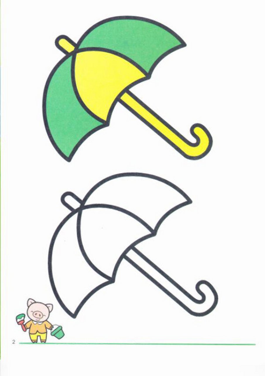 97幼儿园小班 | 简笔画涂色素材120张75 96宝妈们赶快收藏起来!