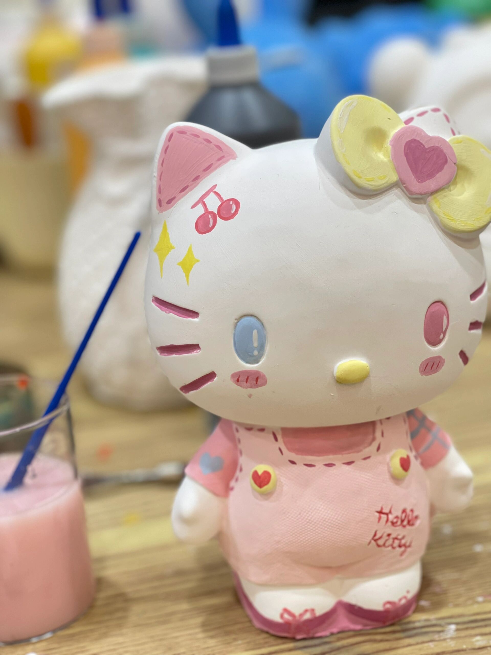 hello kitty 石膏娃娃diy7815
