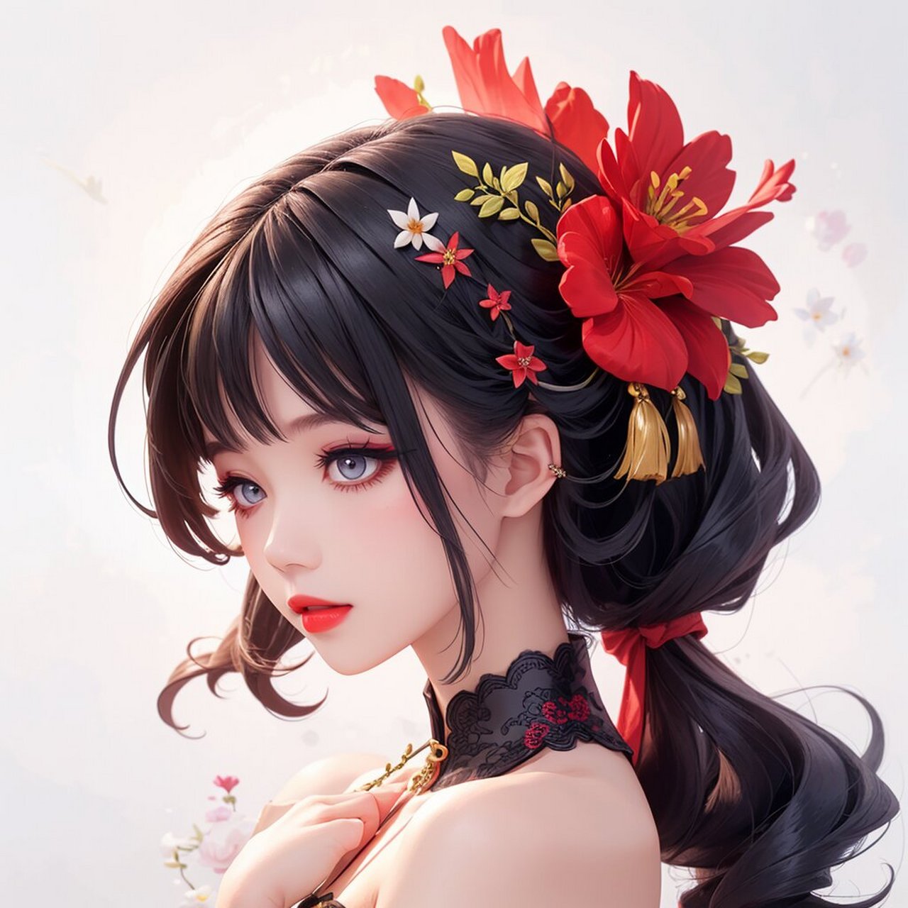 好看的中国风女生头像,用起来