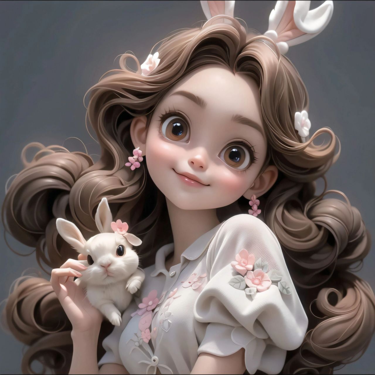 女生头像 十二生肖系列之卯兔  专属头像93看首页店铺