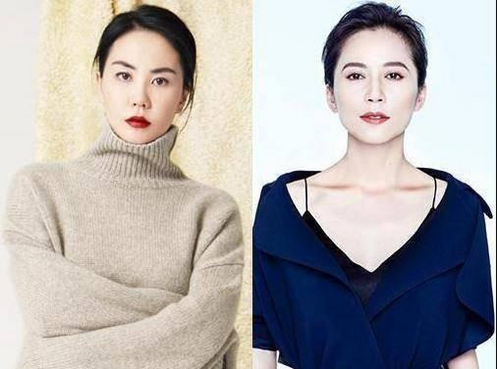 王菲,俞飞鸿撞脸年龄只相差2岁容颜却相差了近20岁!