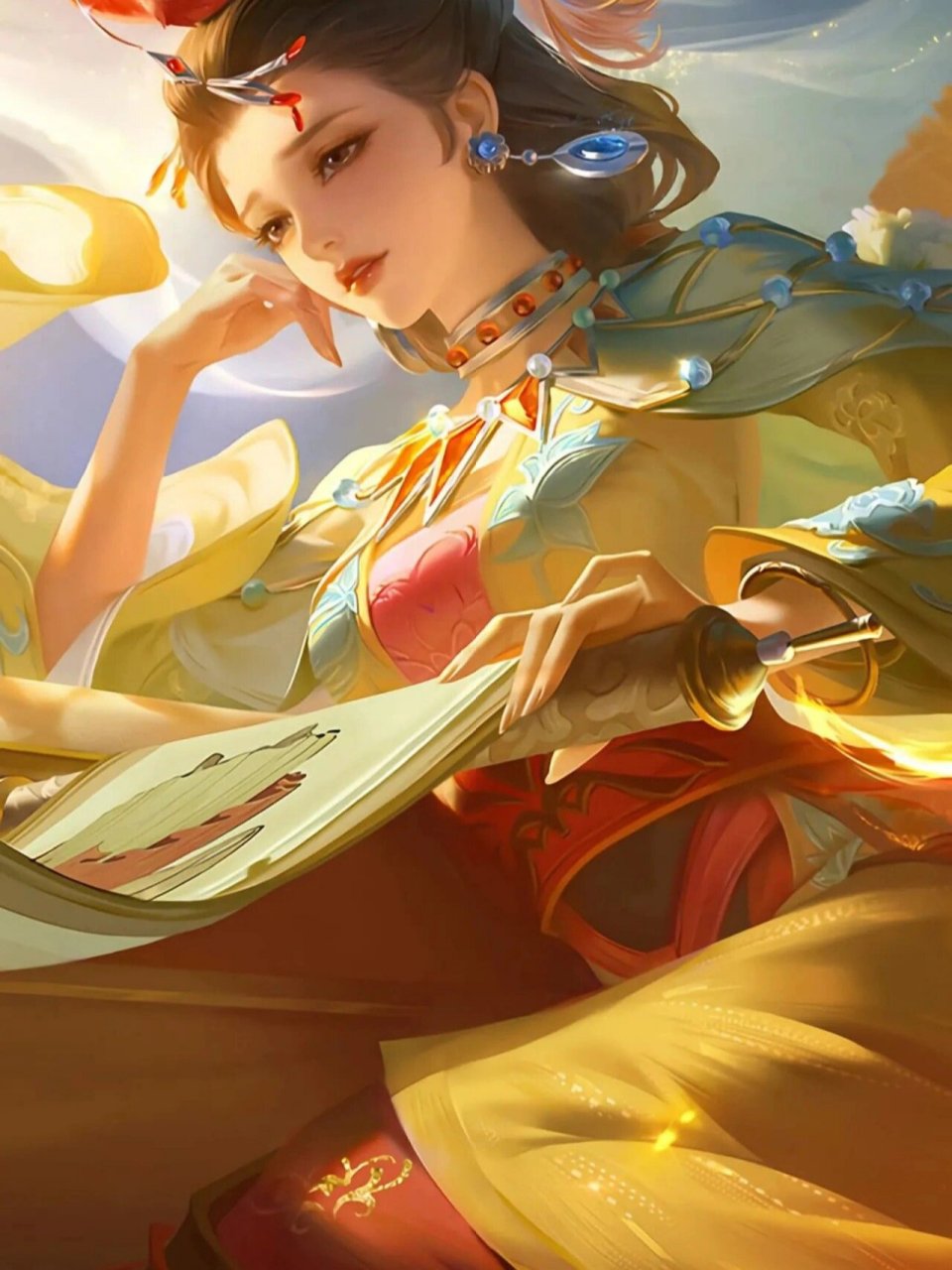 甄姬壁纸 (高清) #全屏壁纸# #高清壁纸# #神仙壁纸# #每日壁纸