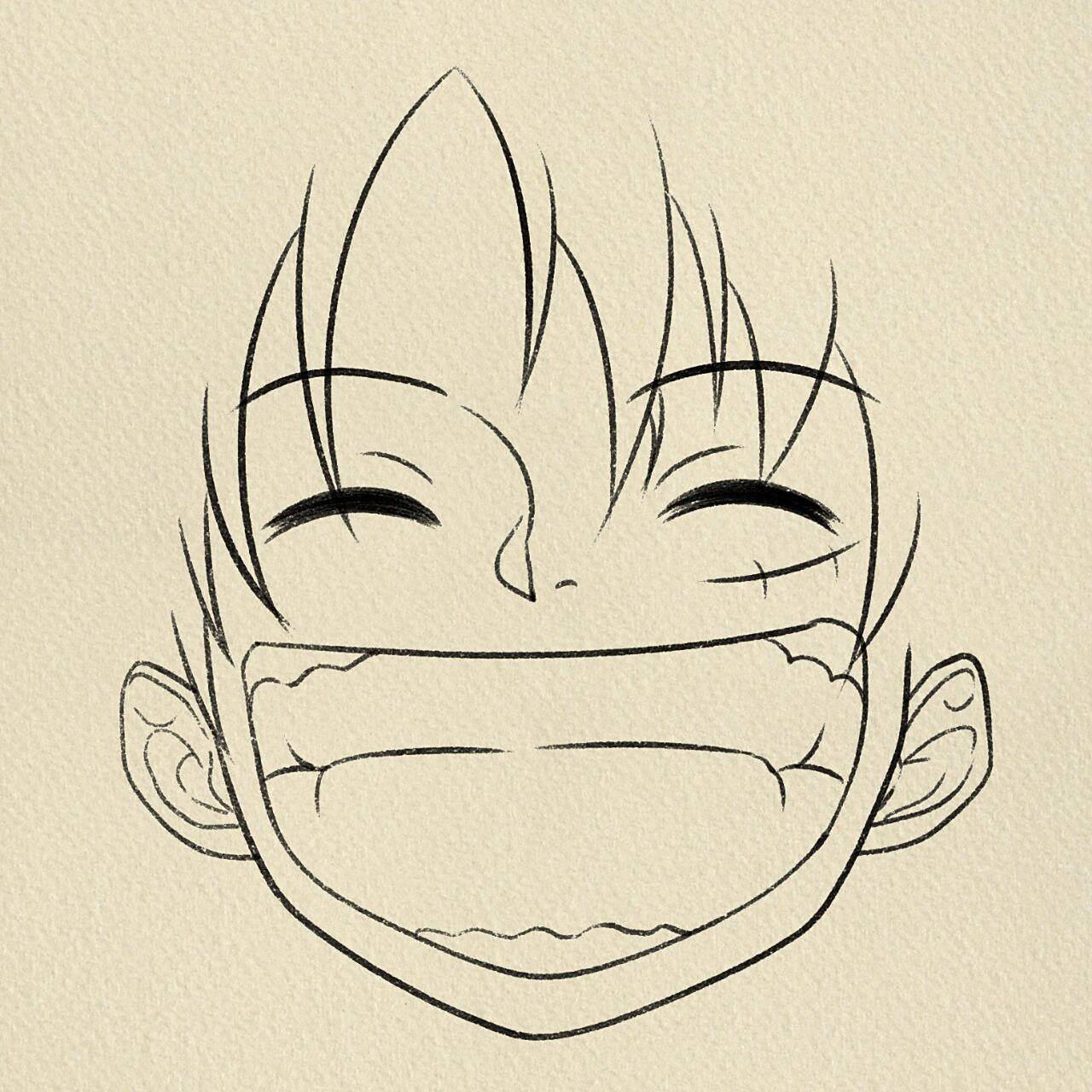 路飞简笔画‖(48)