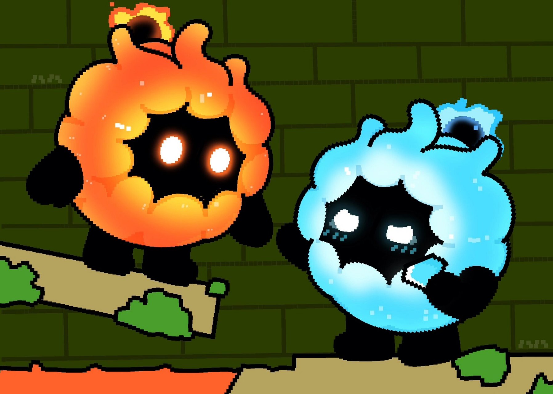 蛋仔派对头像/海藻偷偷 海藻偷偷森林冰火人版 "又被讨厌了 他们要误