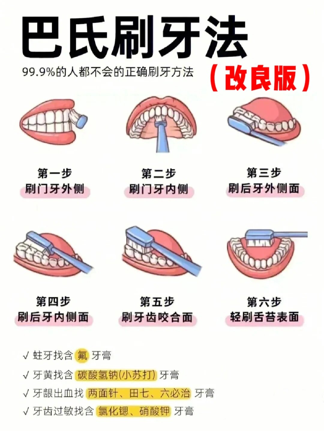 十年牙医改良bass刷牙法