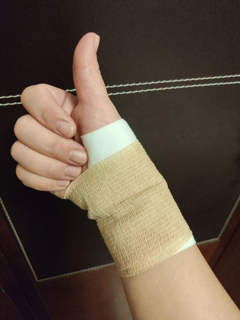 氟比洛芬凝胶贴膏,搭配绷带更好用 腱鞘炎,已经使用一段时间,感觉可以