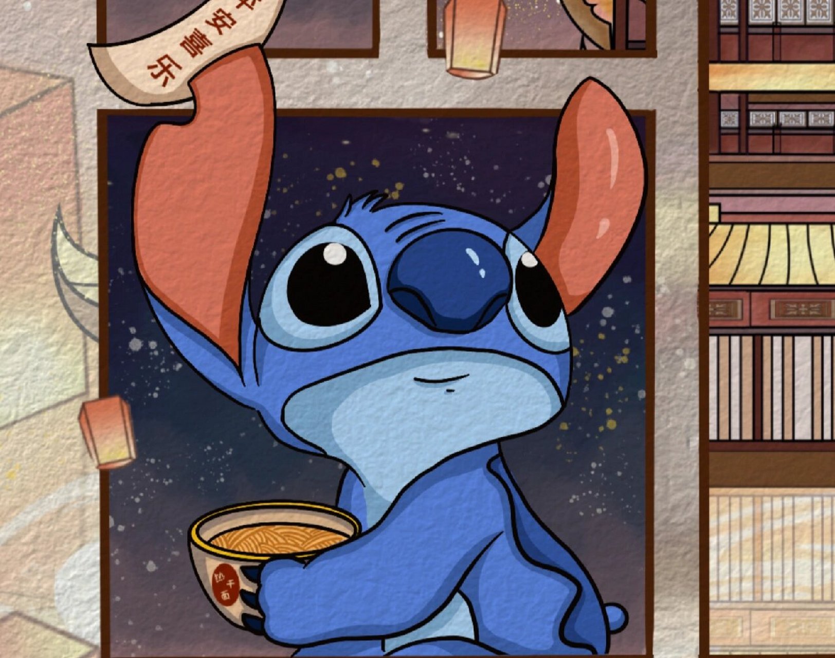 史迪仔插画|分镜插画|头像 和史迪仔一起的旅行分镜(二) 在疫情期间