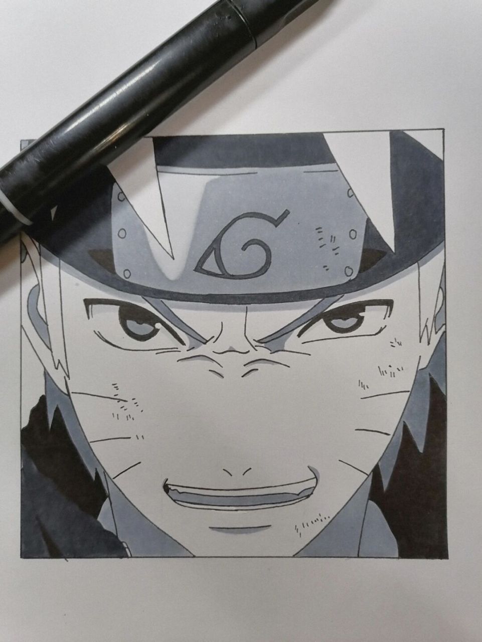 鸣人教程 #火影忍者# #手绘教程# #鸣人