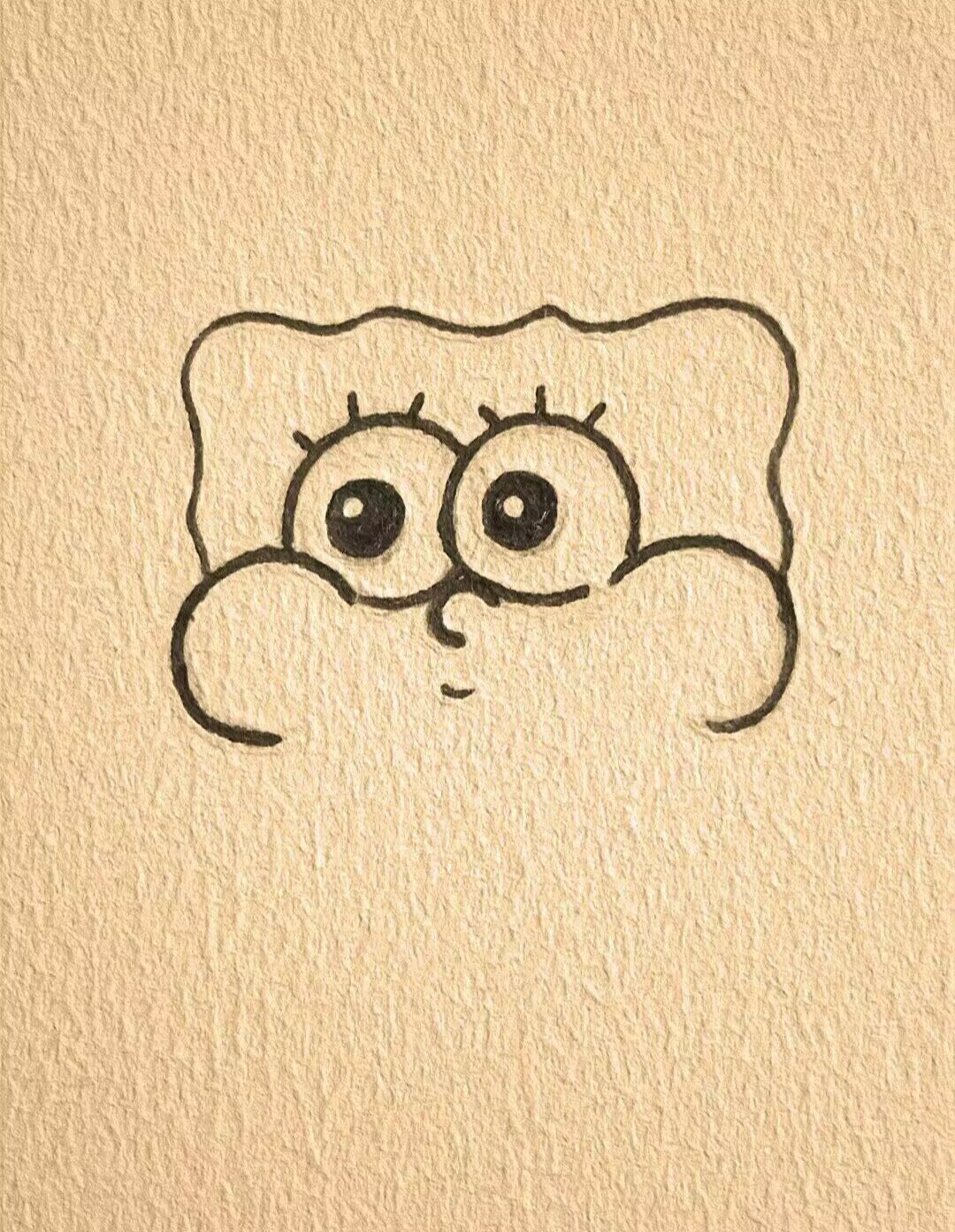 海绵宝宝简笔画教程来了!喜欢的点个专注吧